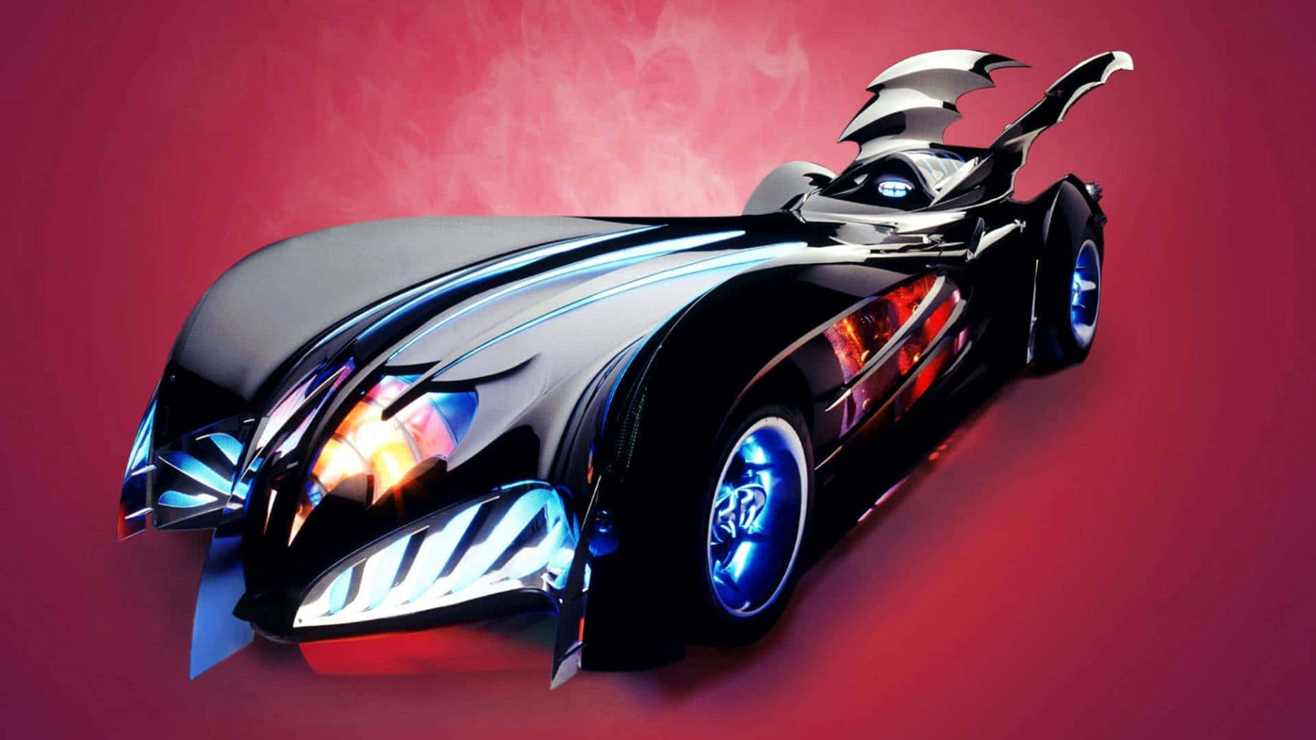 Customize your desktop with the iconic Batmobile Wallpaper