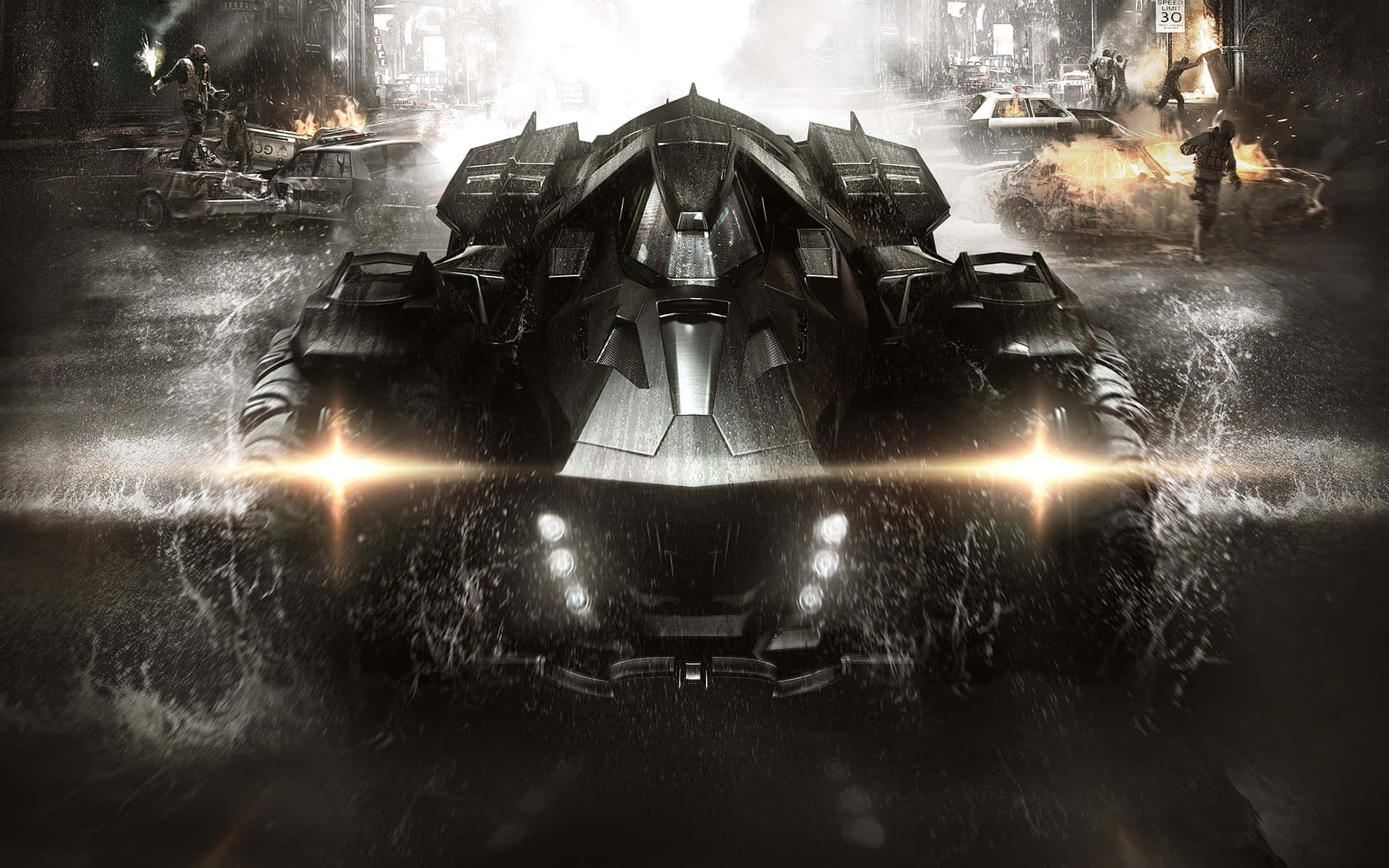 The Batmobile in All Its Glory Wallpaper