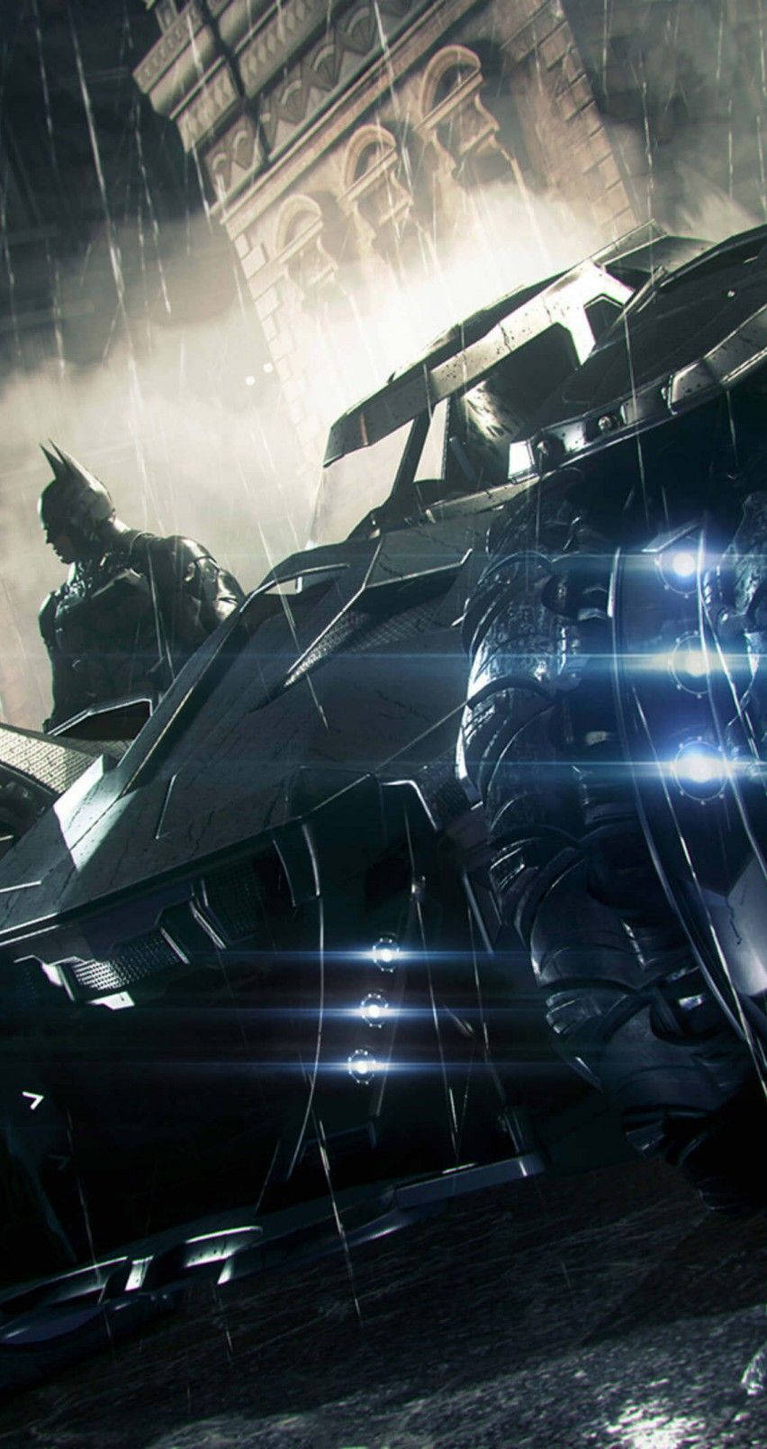 Batmobilvon Batman Arkham Knight Iphone Wallpaper