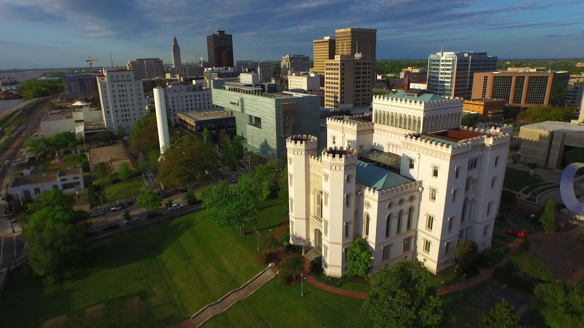 Baton Rouge Downtown Skyline Wallpaper