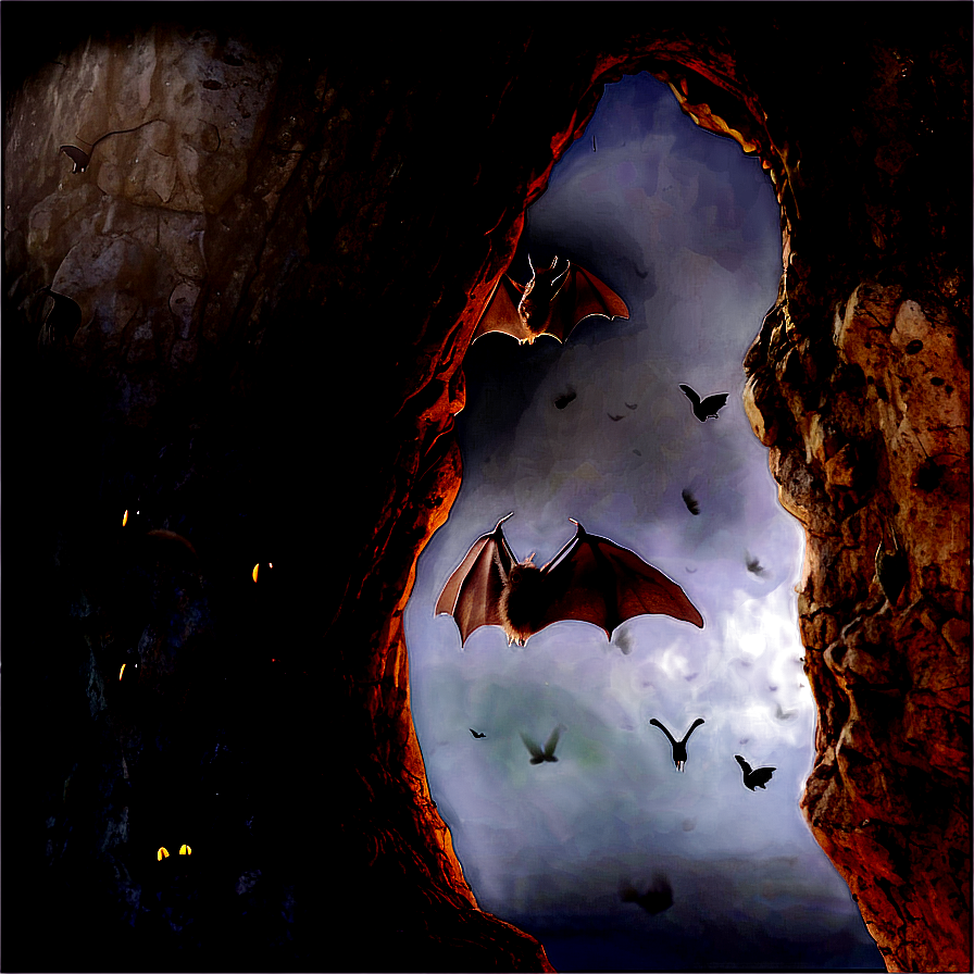 Bats In Cave Png 88 PNG