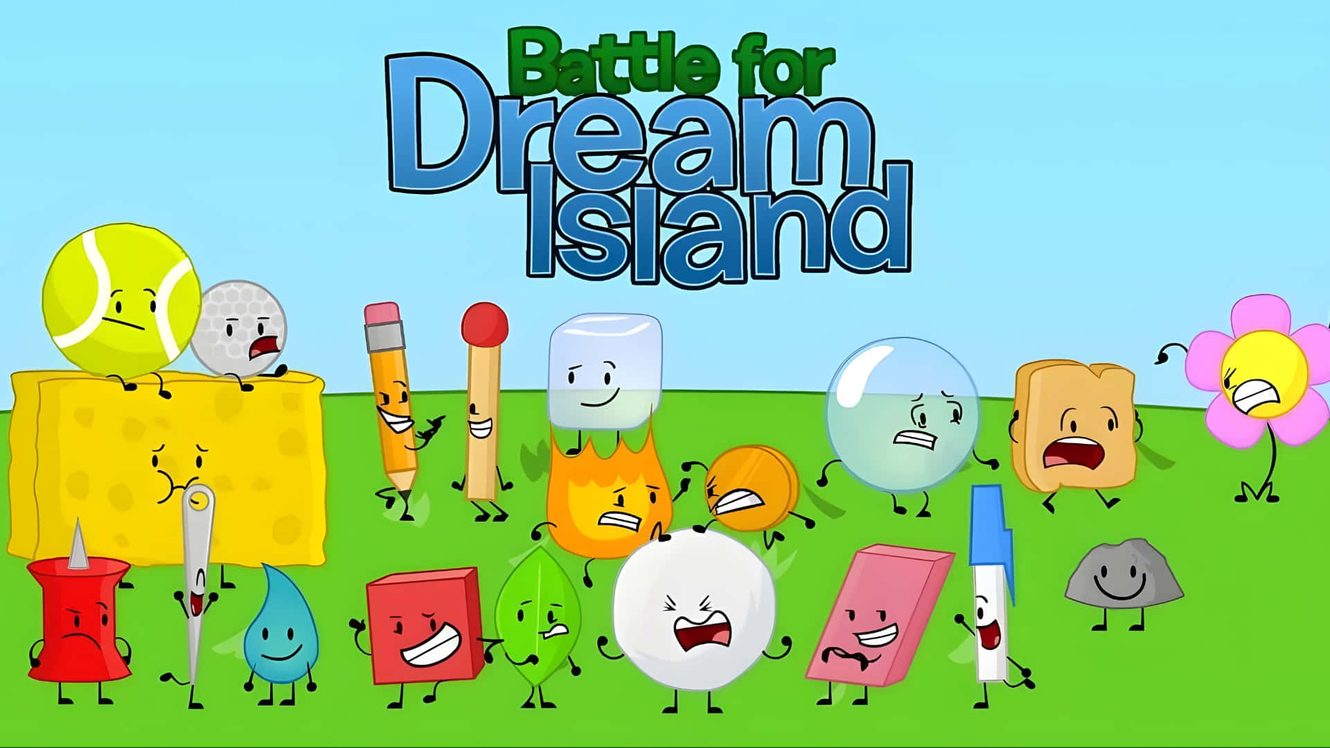 Battle For Dream Island Characters Wallpaper