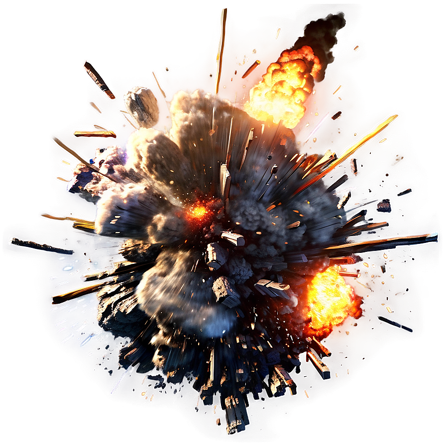 Battle Scene Explosion Png Mif PNG
