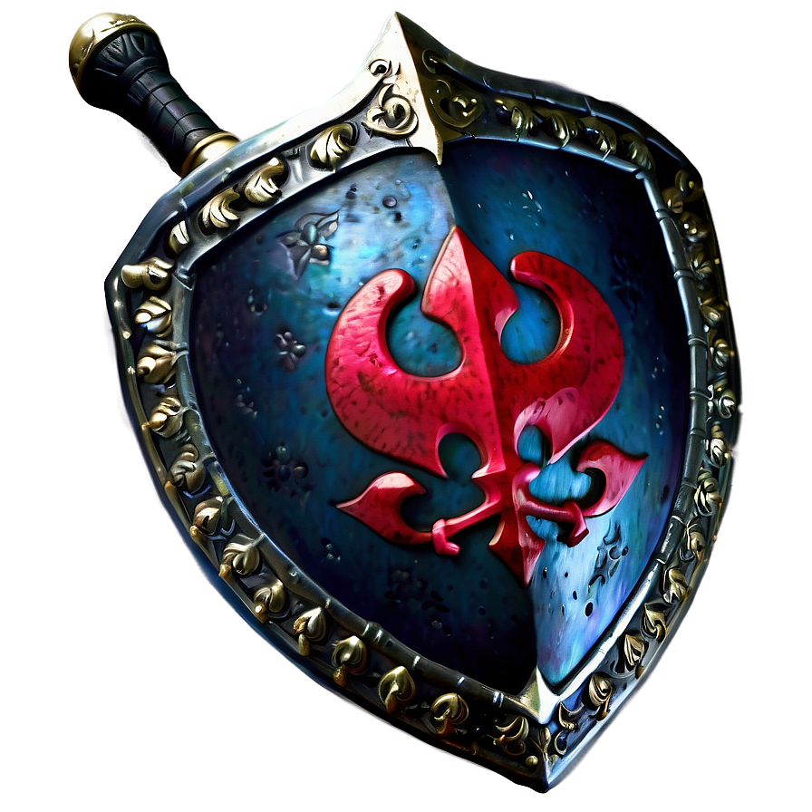 Battle Sword And Shield Set Png Wls13 PNG