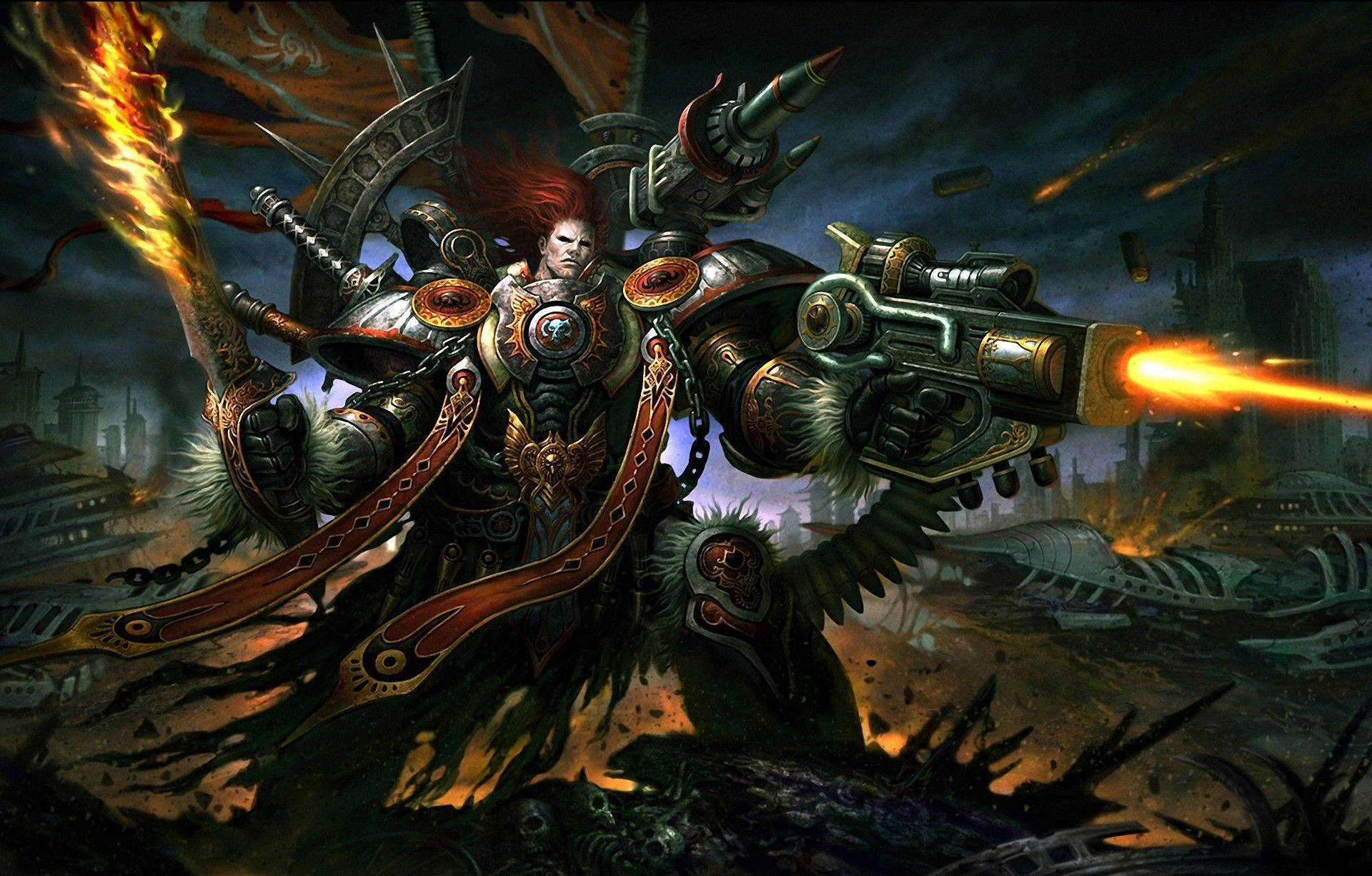 Battle Warrior Warhammer Wallpaper