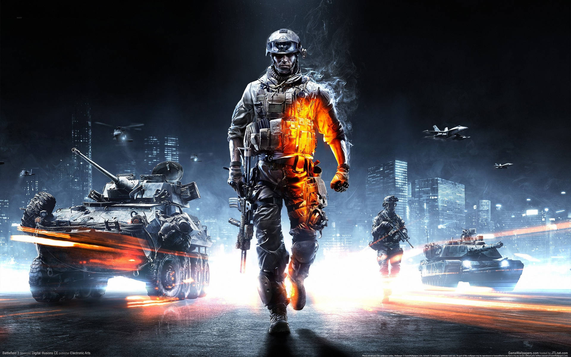 Battlefield 3 2011 FPS spil skærmbillede tapet Wallpaper