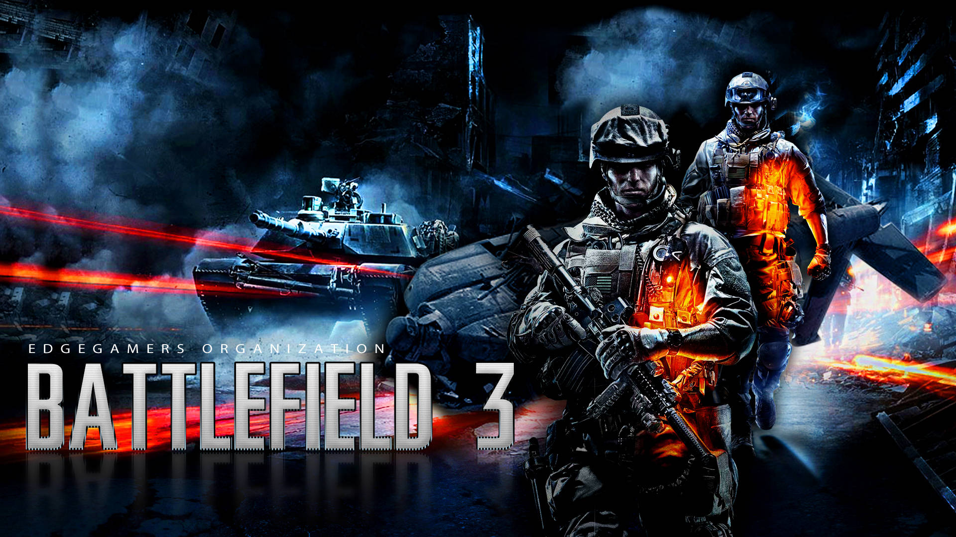 Battlefield 3 Abstract Poster
