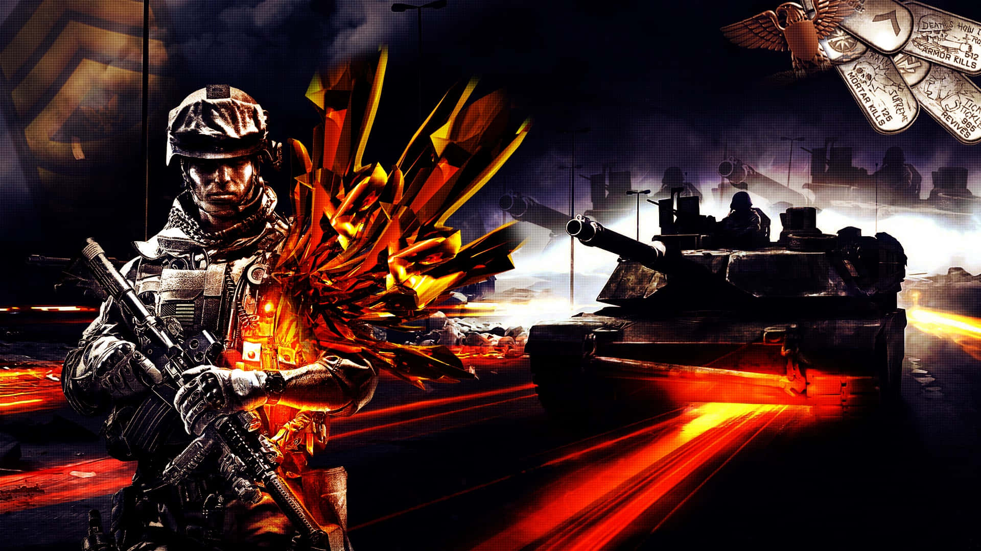 Image  Intense firefight in Battlefield 3
