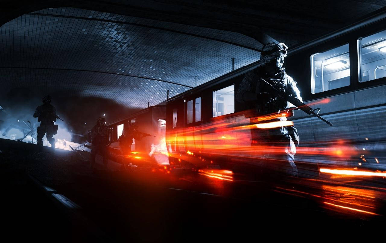 Battlefield 3 Metro Scene Wallpaper