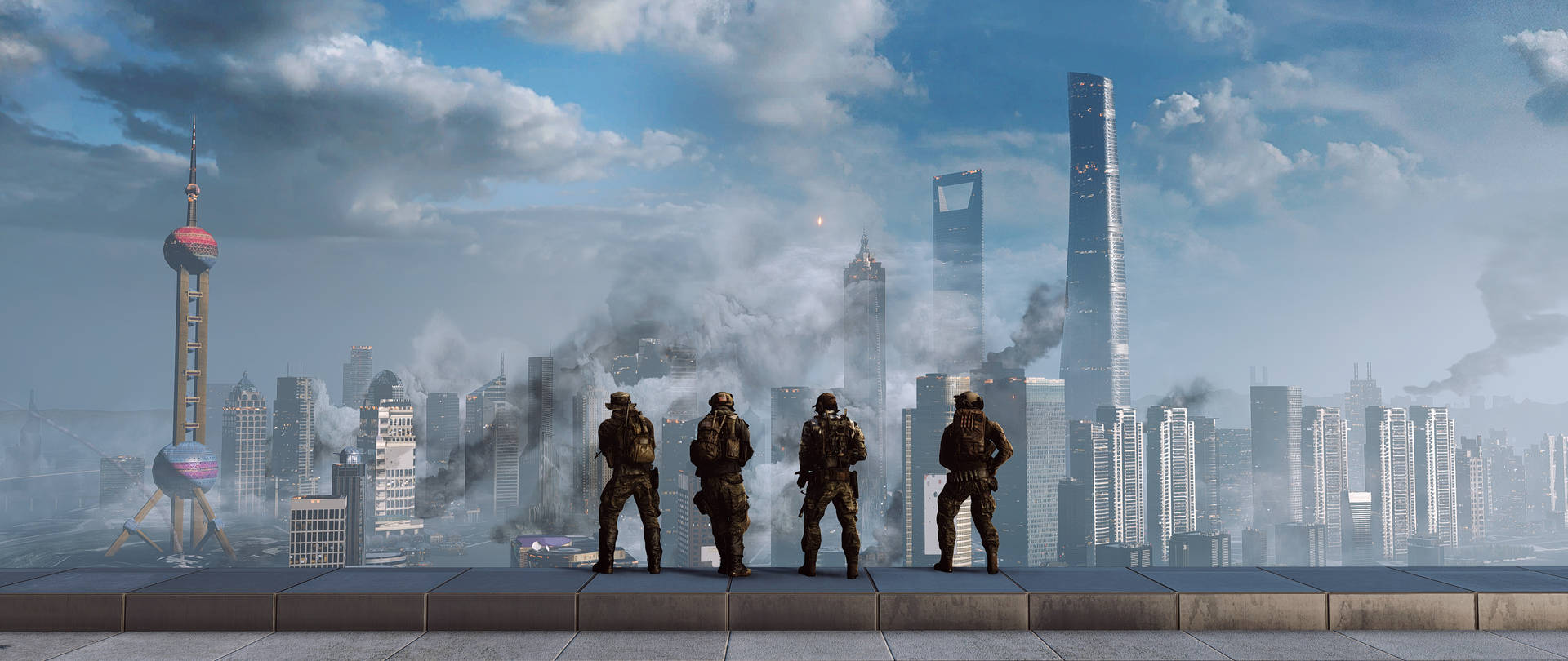 Widescreen Battlefield 4 City Wallpaper