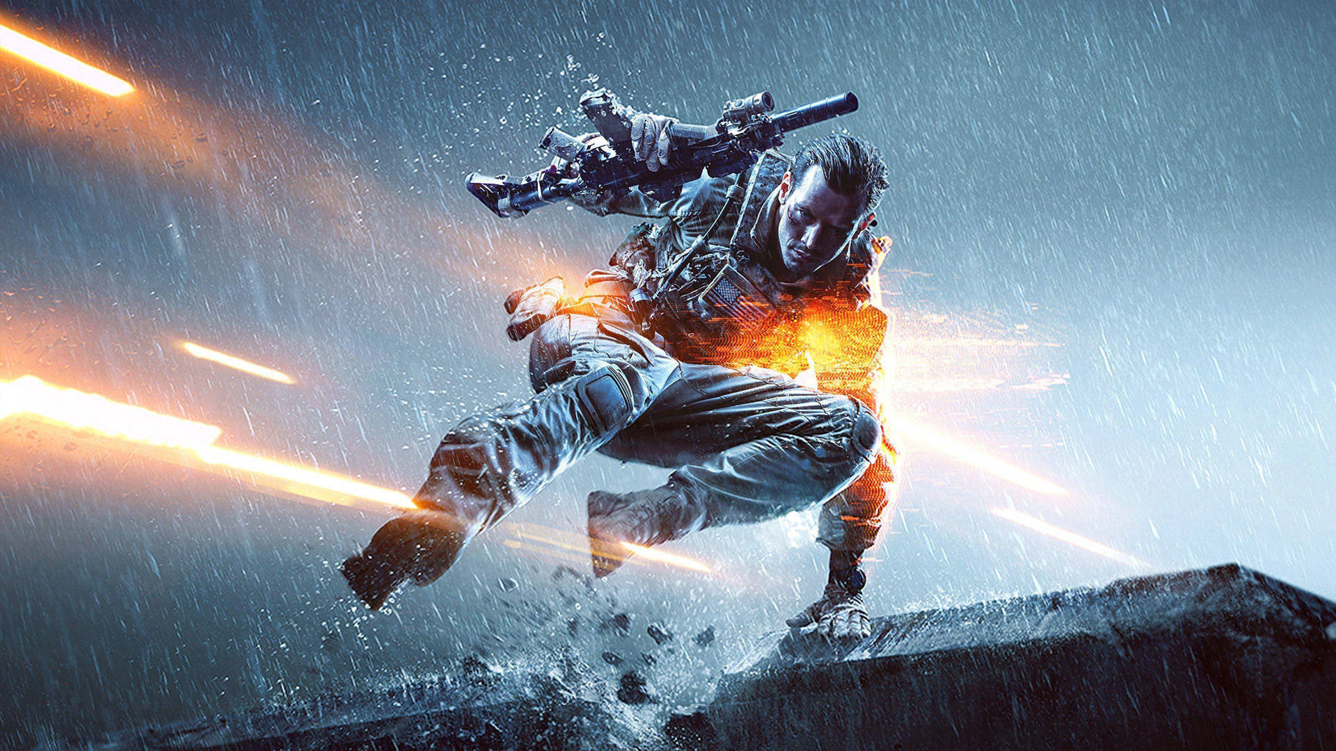 Take The Action-packed Battlefield 4 To The City Wallpaper