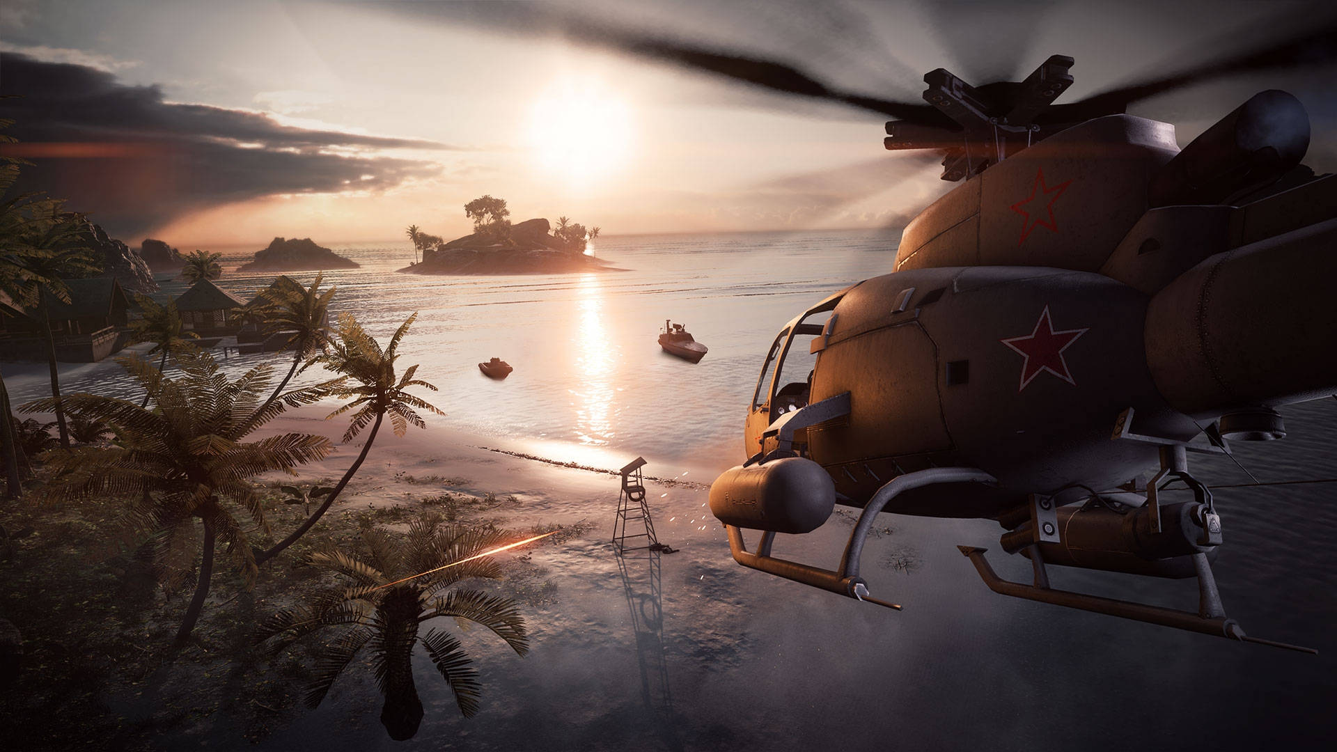 Battlefield 4 Kinesisk Helikopter Wallpaper