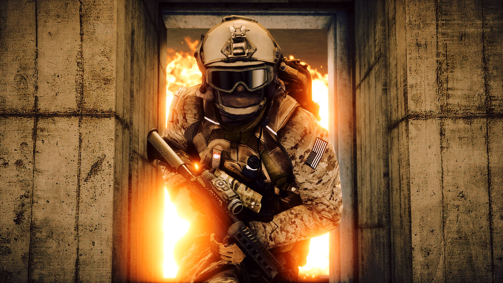Battlefield 4 Us Soldier Wallpaper