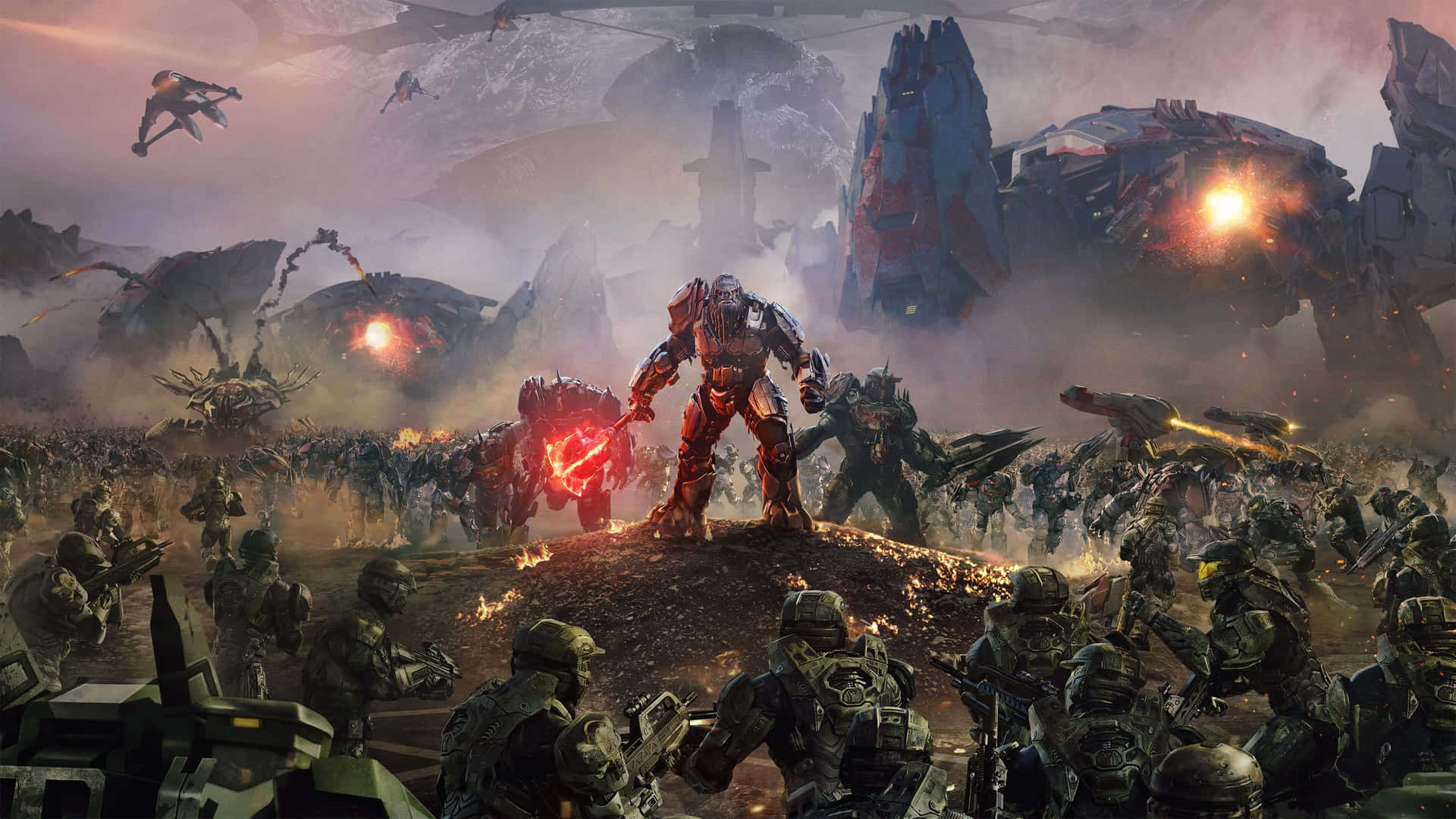 Intense Combat Scene From Battlefield In 4k Resolution Wallpaper