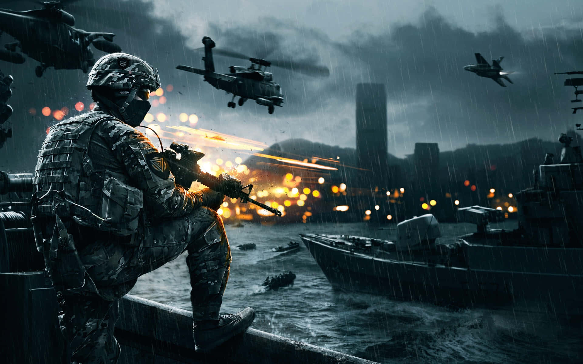 Fight for supremacy in Battlefield 4k Wallpaper
