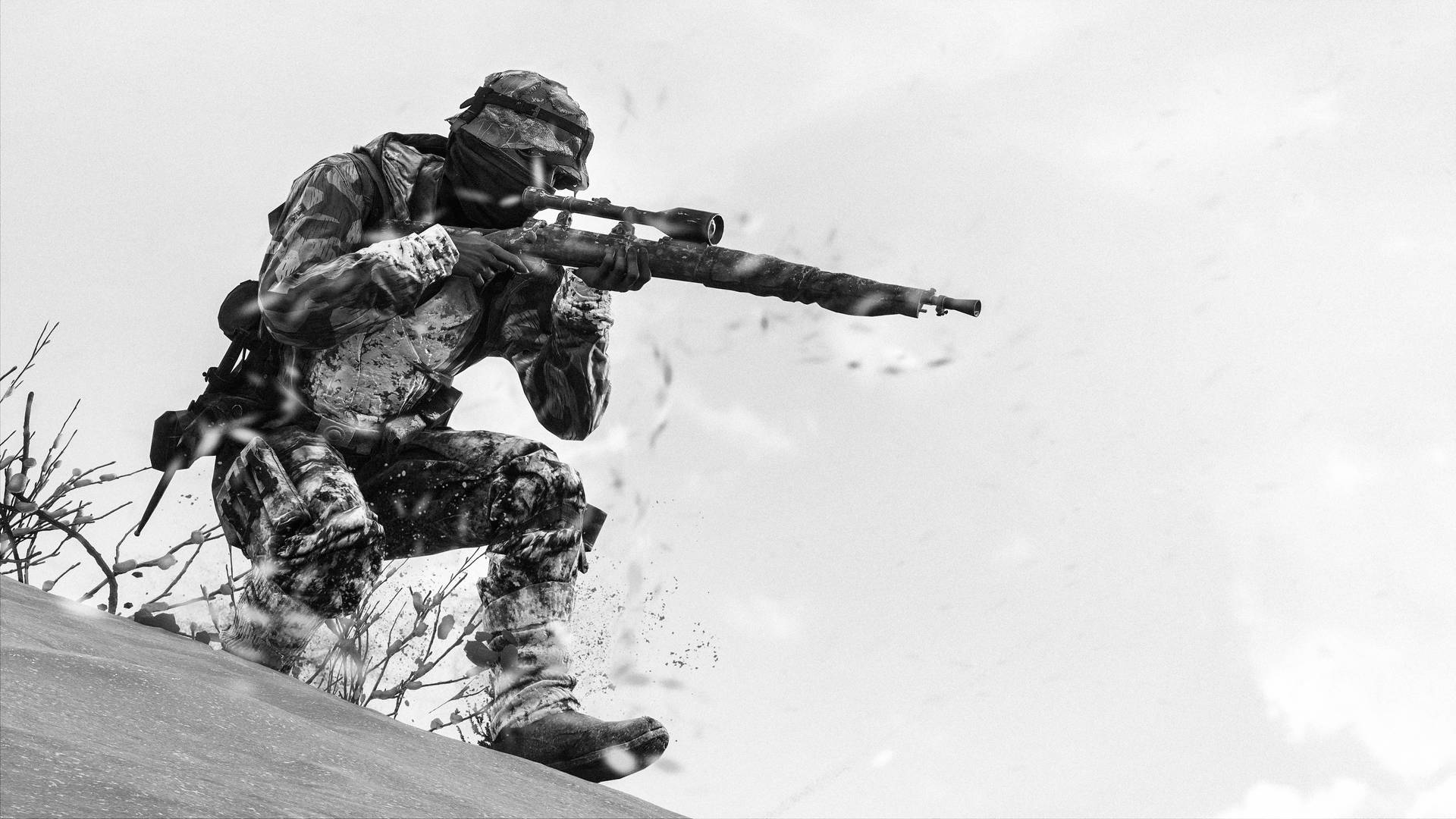Battlefield 5 4K Sniper Hill Wallpaper