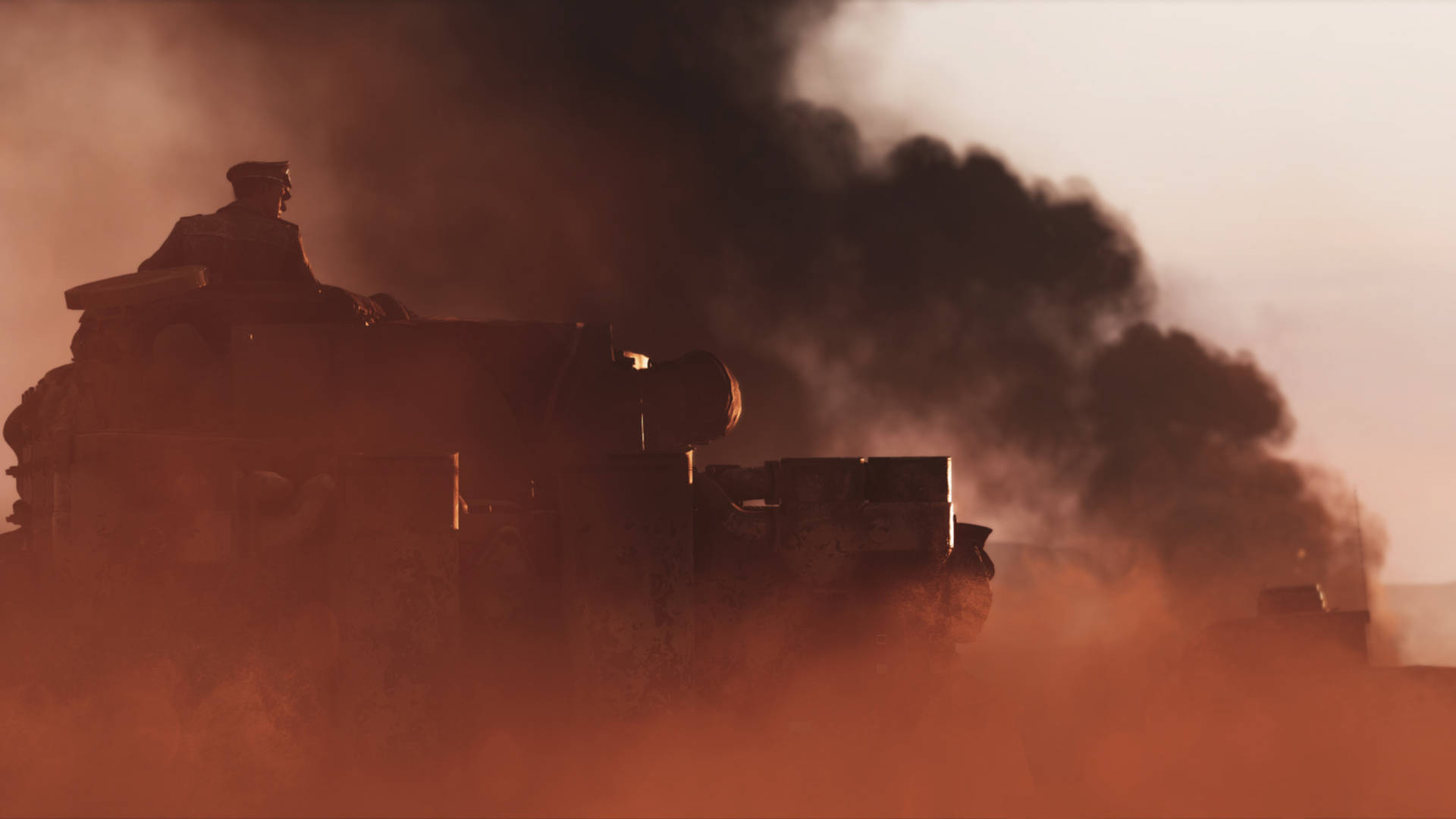 Battlefield 5 4k Tank Into Smoke Wallpaper