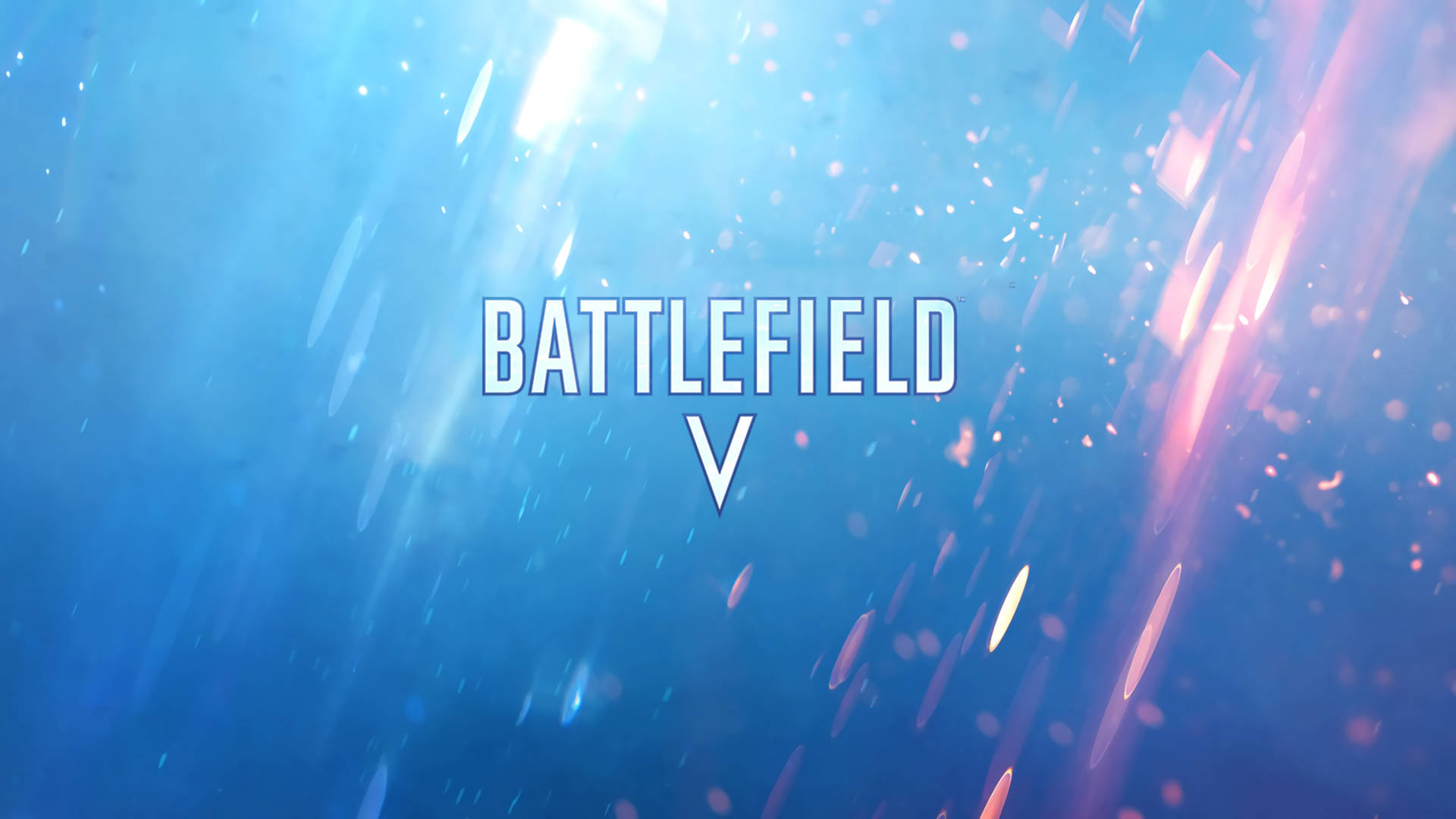Battlefield 5 4k Title Logo Bokeh Lights Wallpaper