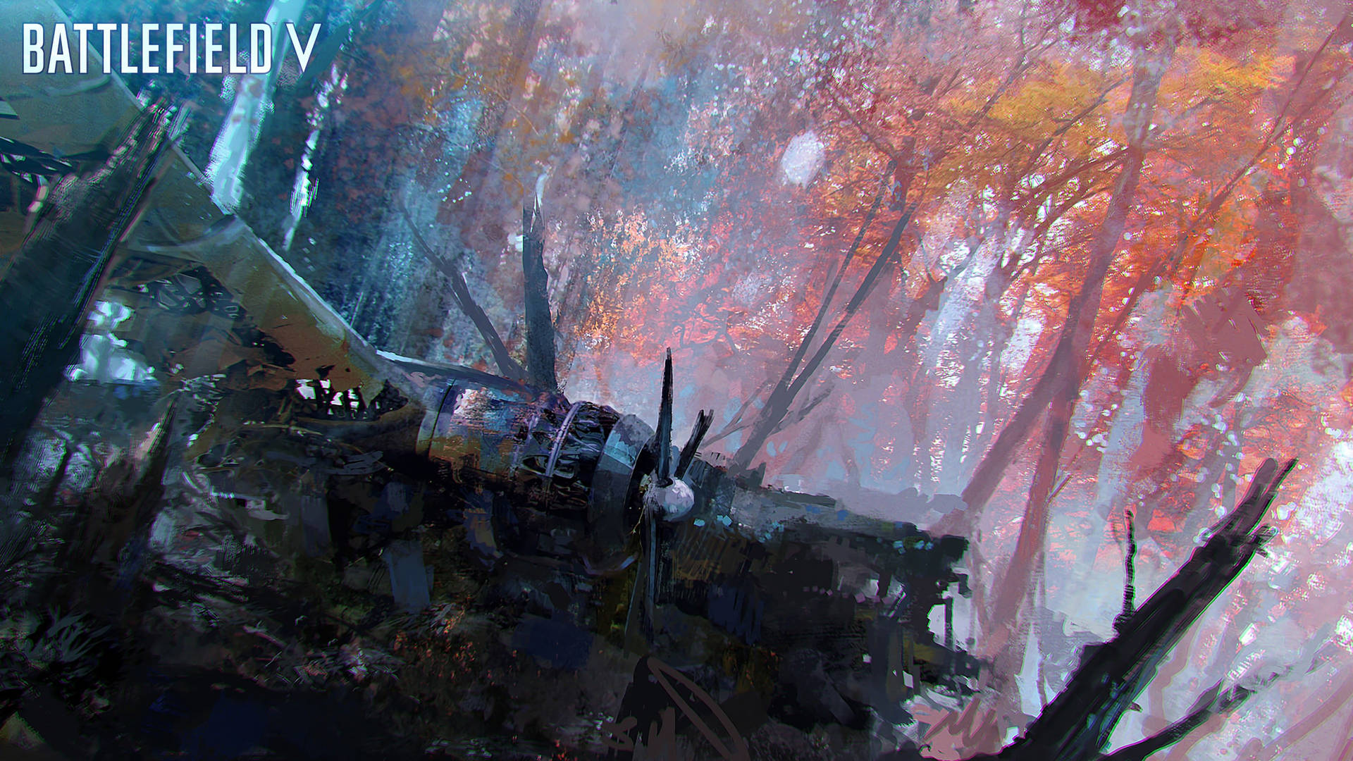 Battlefield 5 4k Warplane Crashing Wallpaper