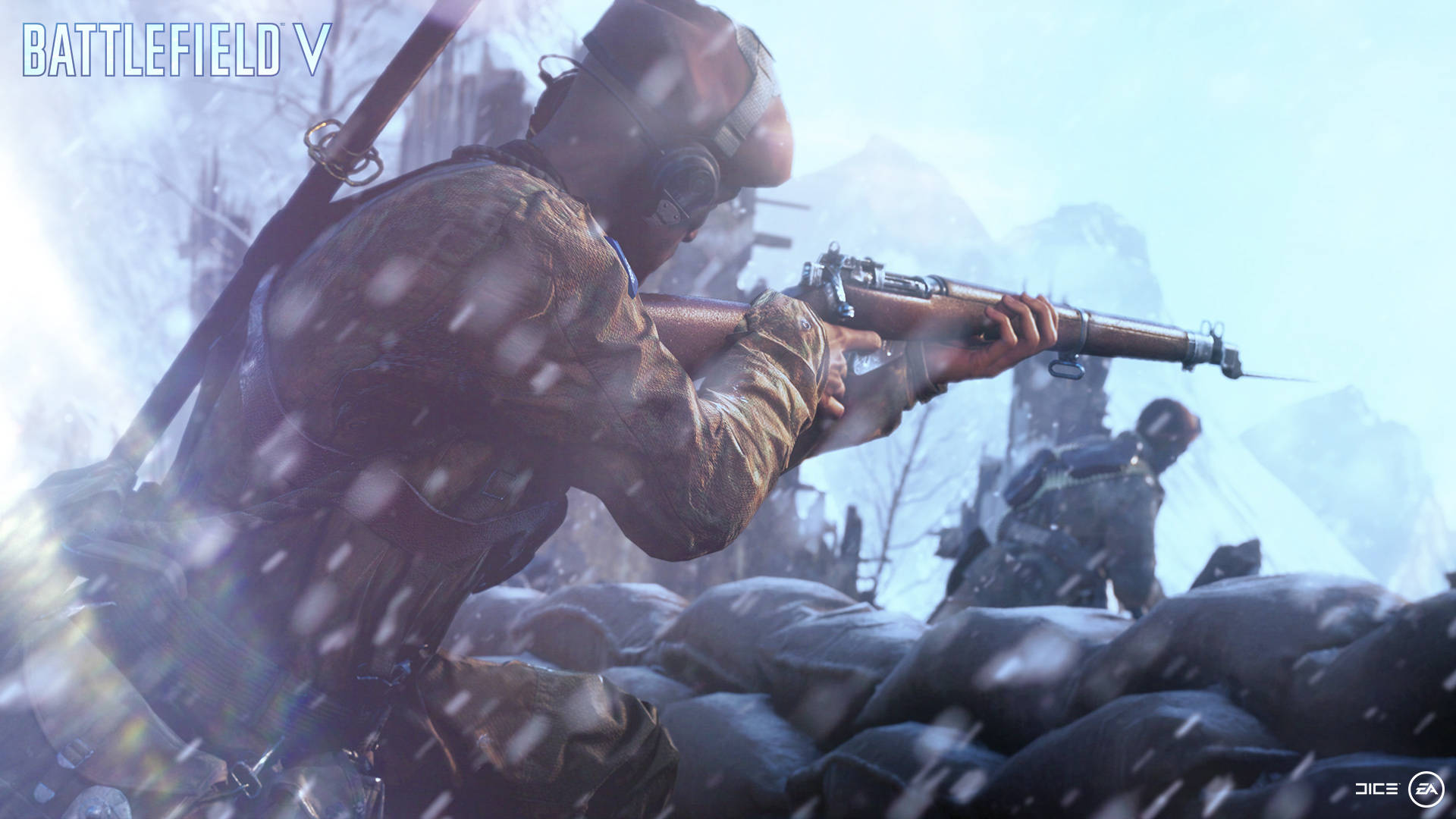 Battlefield 5 Soldiers In Snow Wallpaper