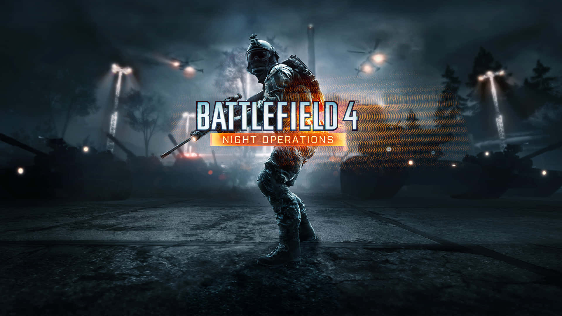 Battlefield 4 Desktop Logo Background Wallpaper
