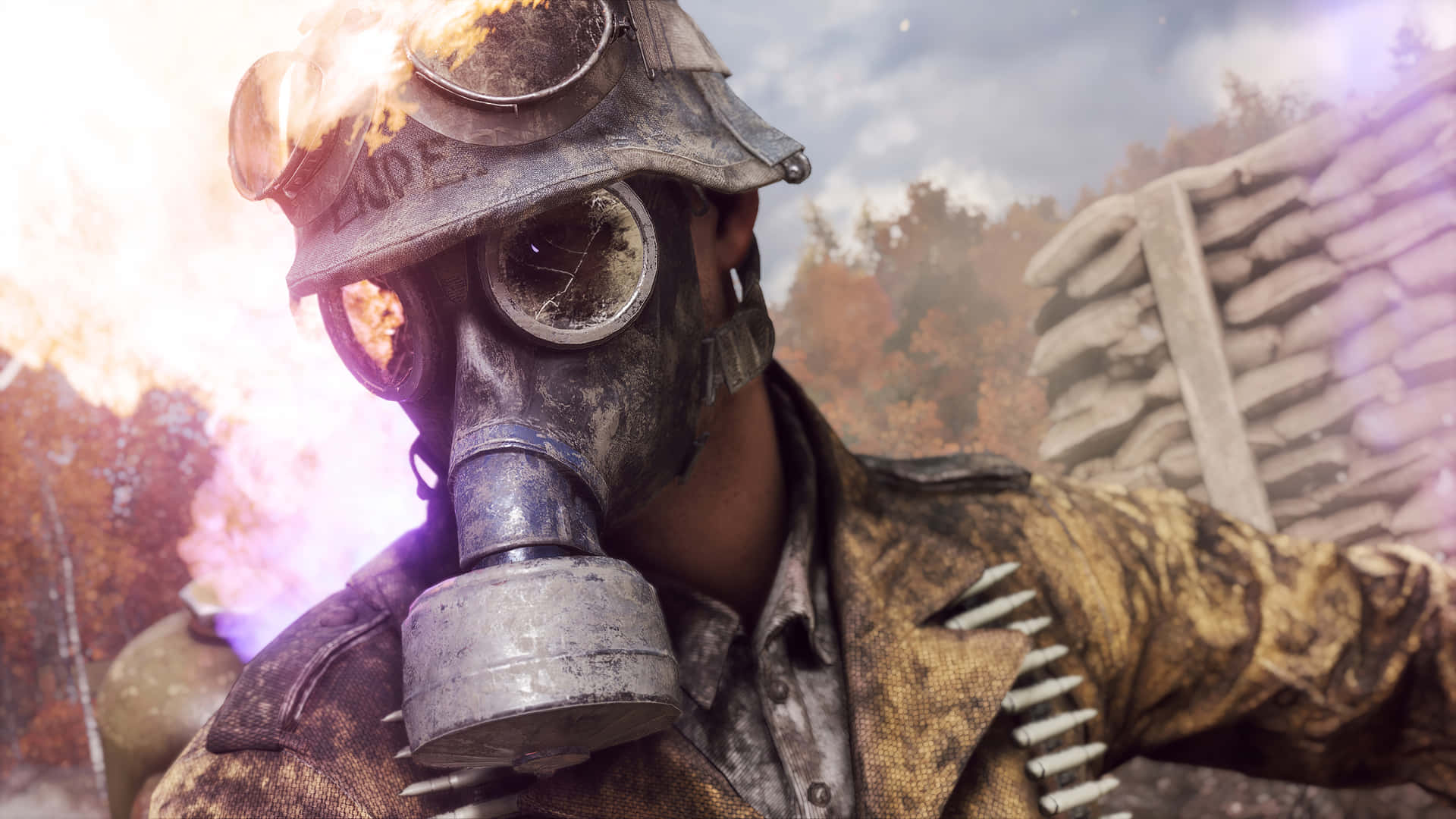 Battlefield Desktop Soldier In Full Gear Wallpaper