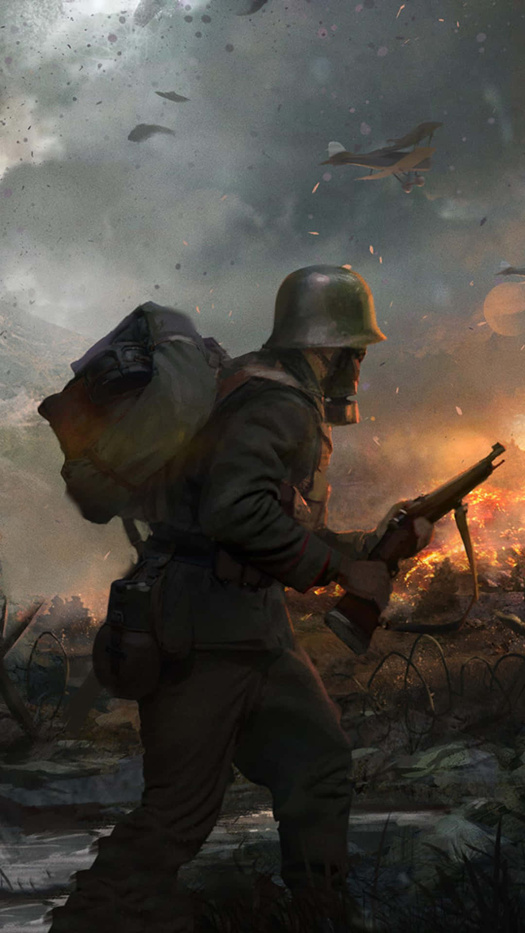 Preparatia Vivere Il Prossimo Livello Del Gaming Sul Battlefield Phone Sfondo