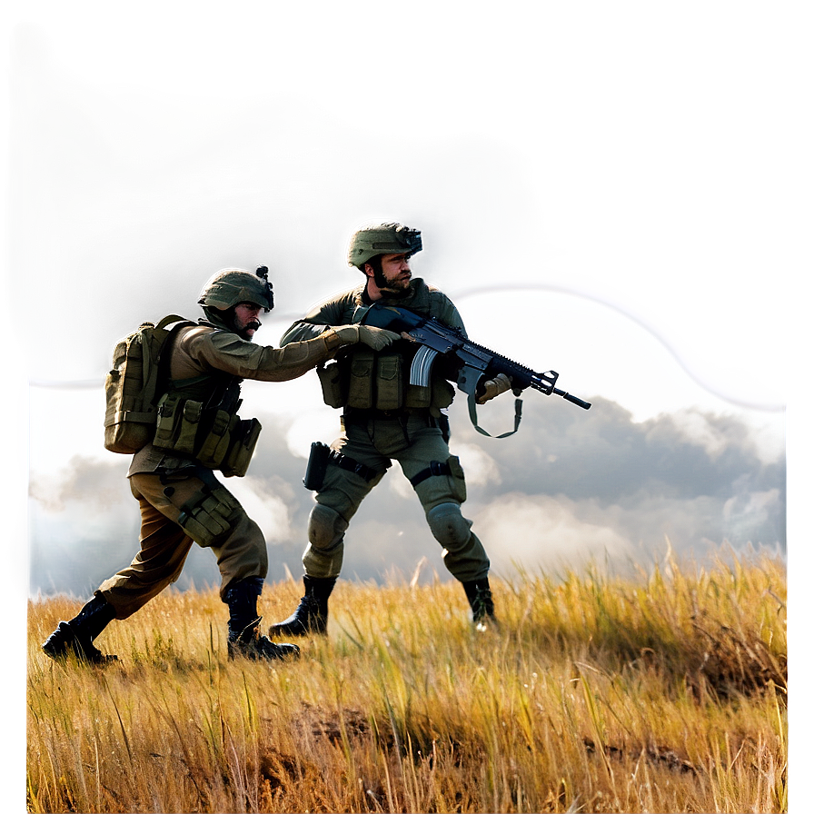 Battlefield Scene Png 06252024 PNG