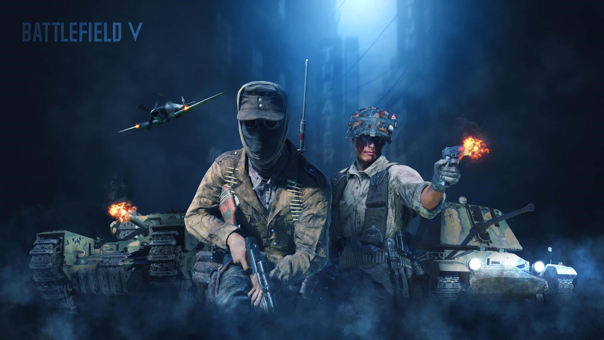 Adegan Aksi Battlefield V Wallpaper