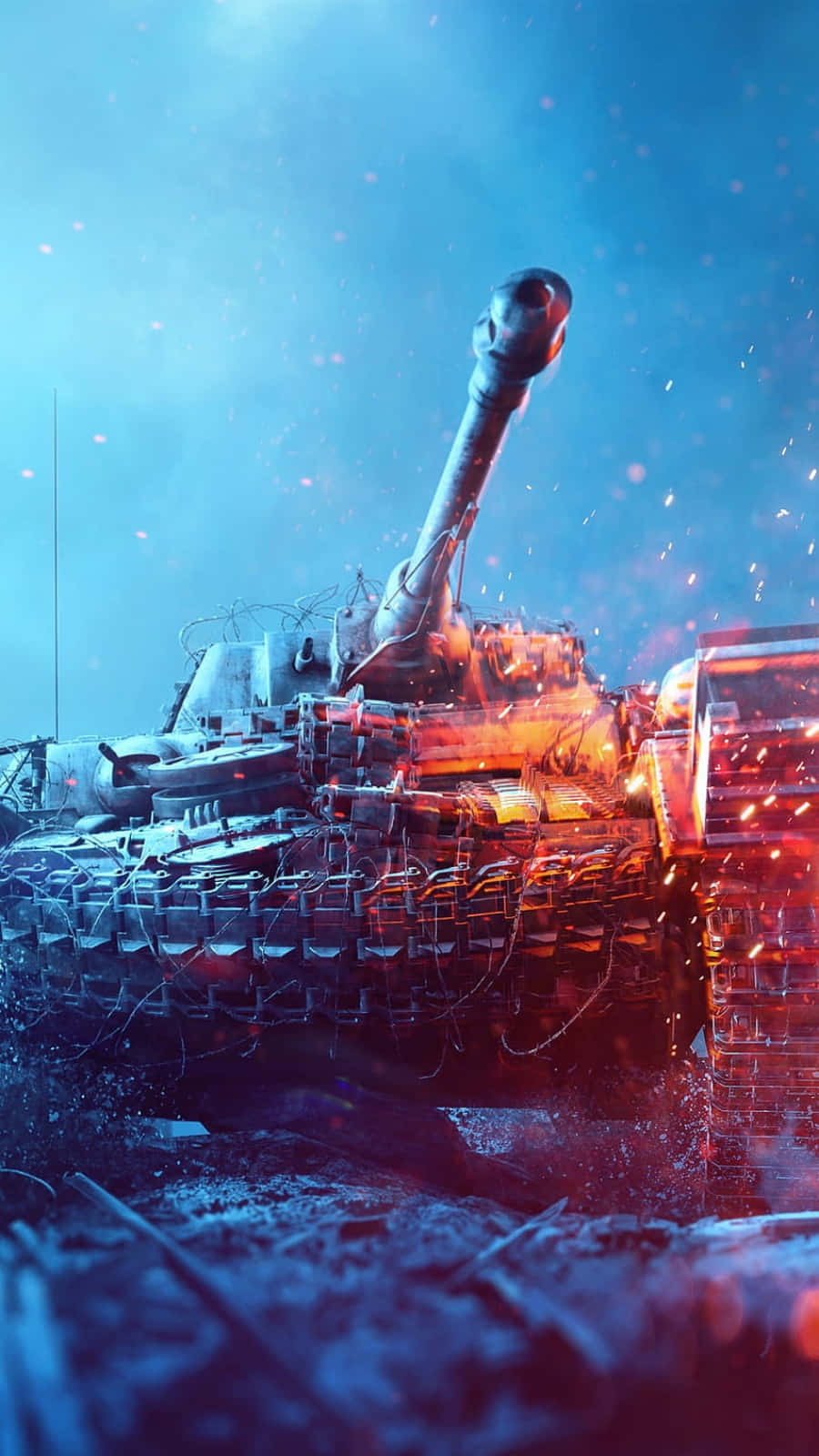 Powerful Battlefield Vehicles in Action Wallpaper