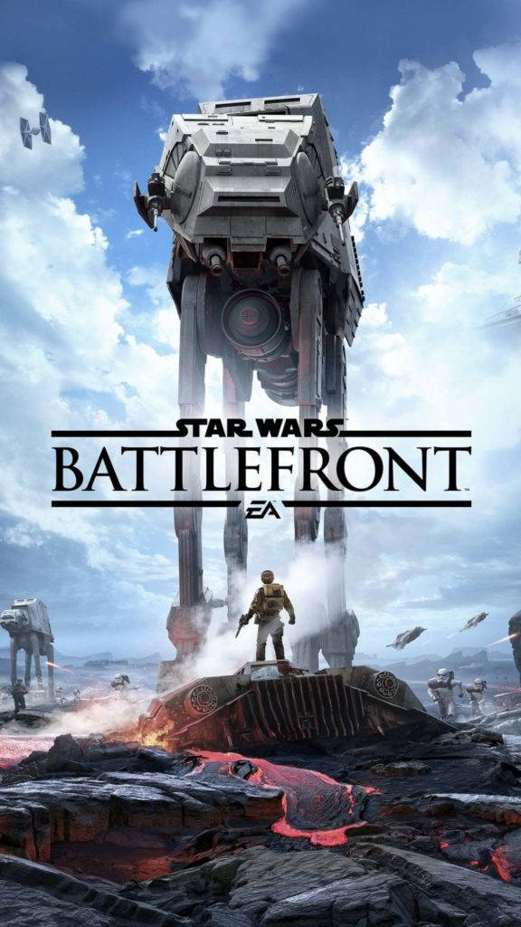 Battlefront At-at Star Wars Iphone Wallpaper