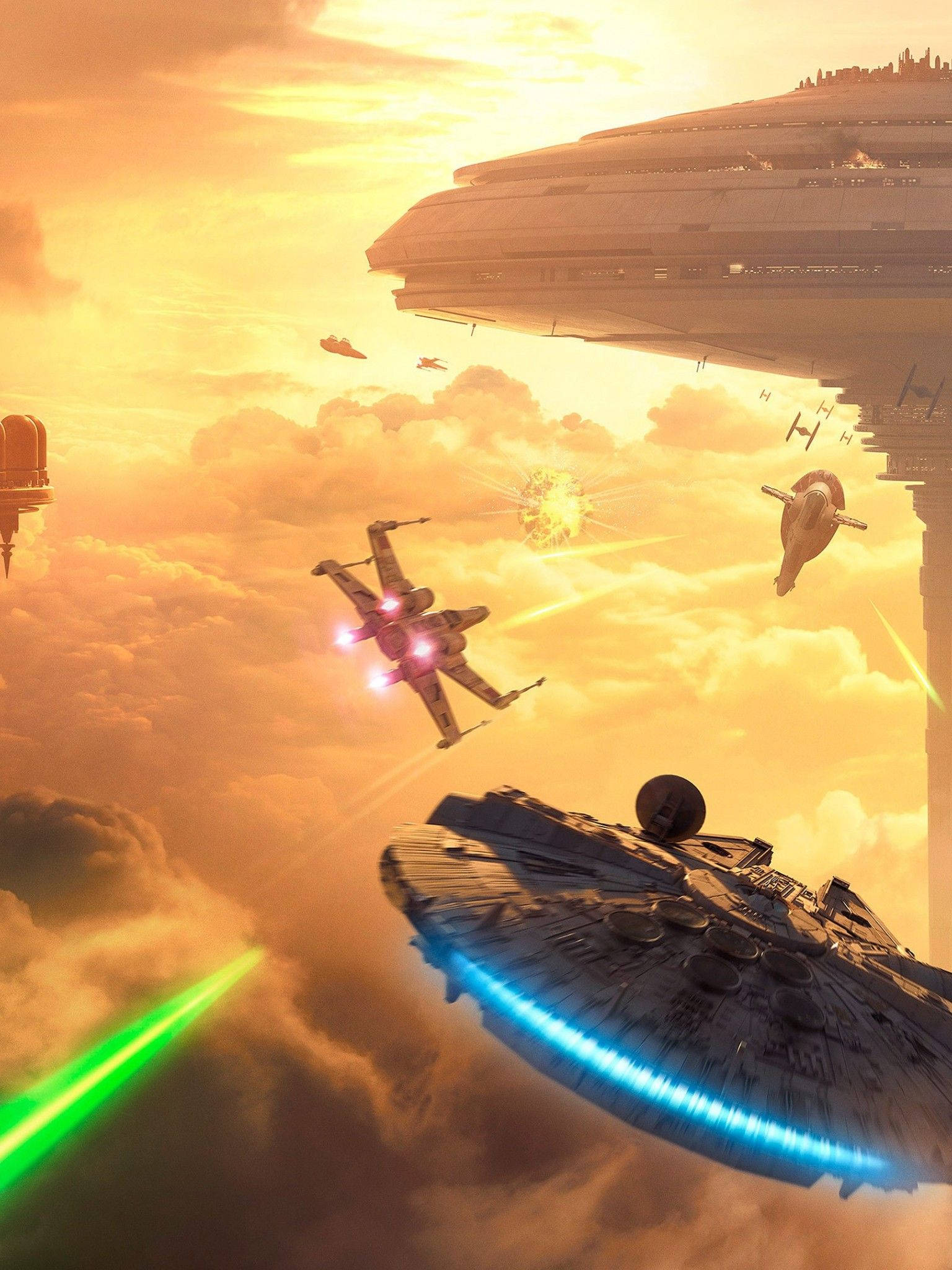 Battlefront Bespin Star Wars Tablet Wallpaper