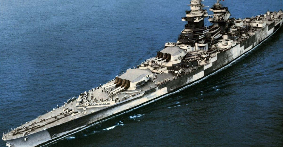 Download The epic warship USS Missouri. | Wallpapers.com