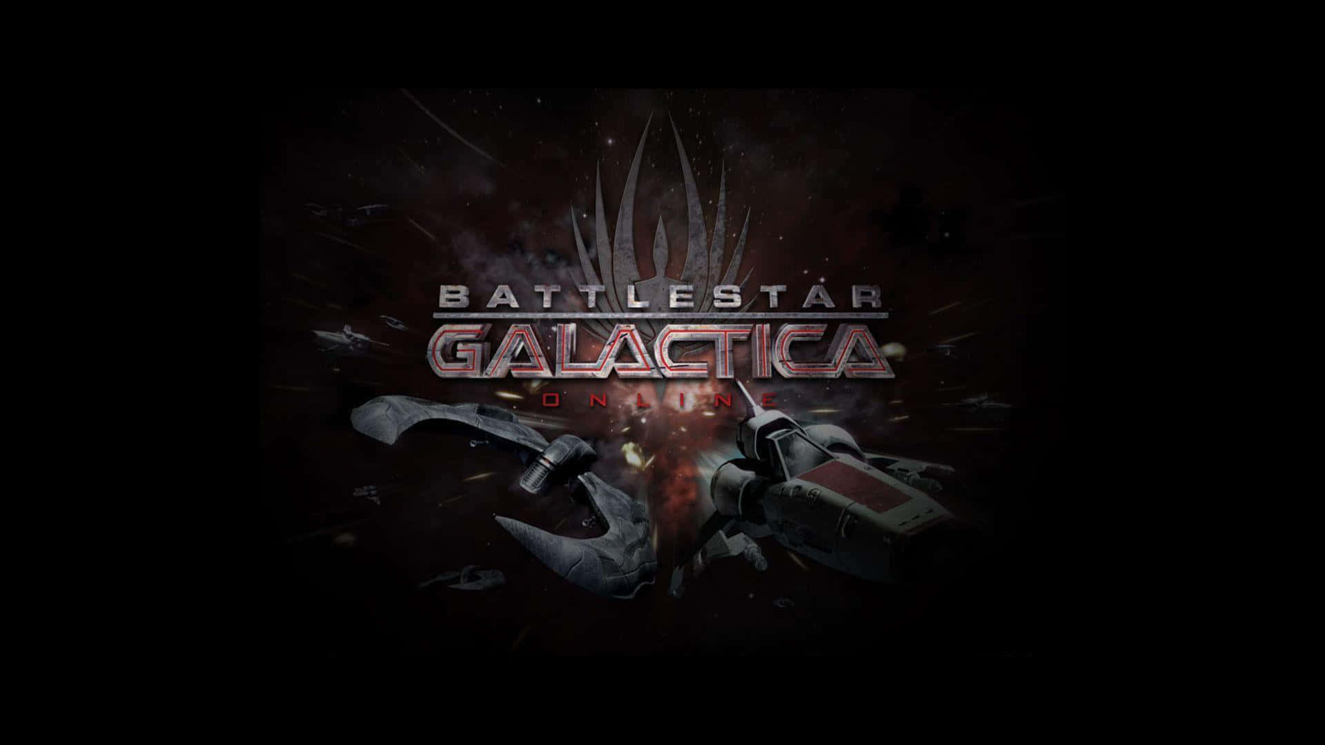 Pósteroscuro De Battlestar Galactica En Alta Definición Fondo de pantalla