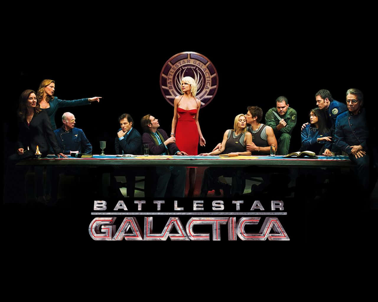 Posterdi Battlestar Galactica Sfondo