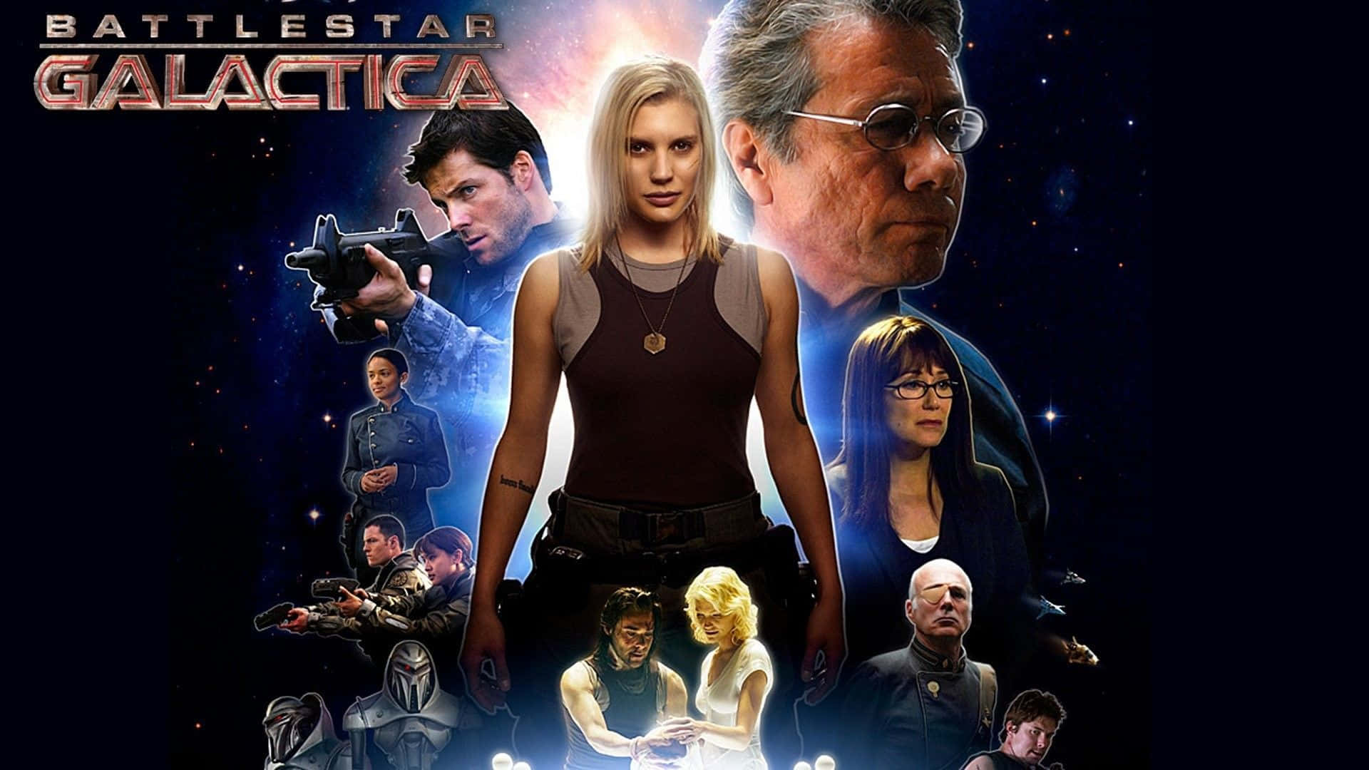 "explore The Dangerous Universe Of Battlestar Galactica!" Wallpaper
