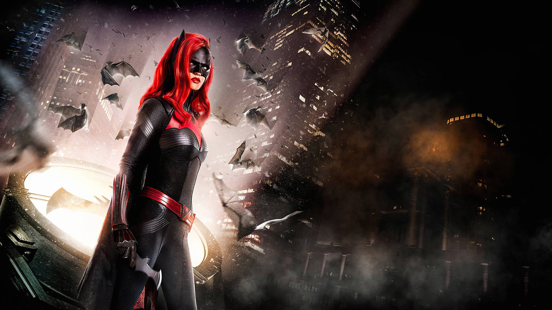 Batwoman Ruby Rose In The Night Wallpaper