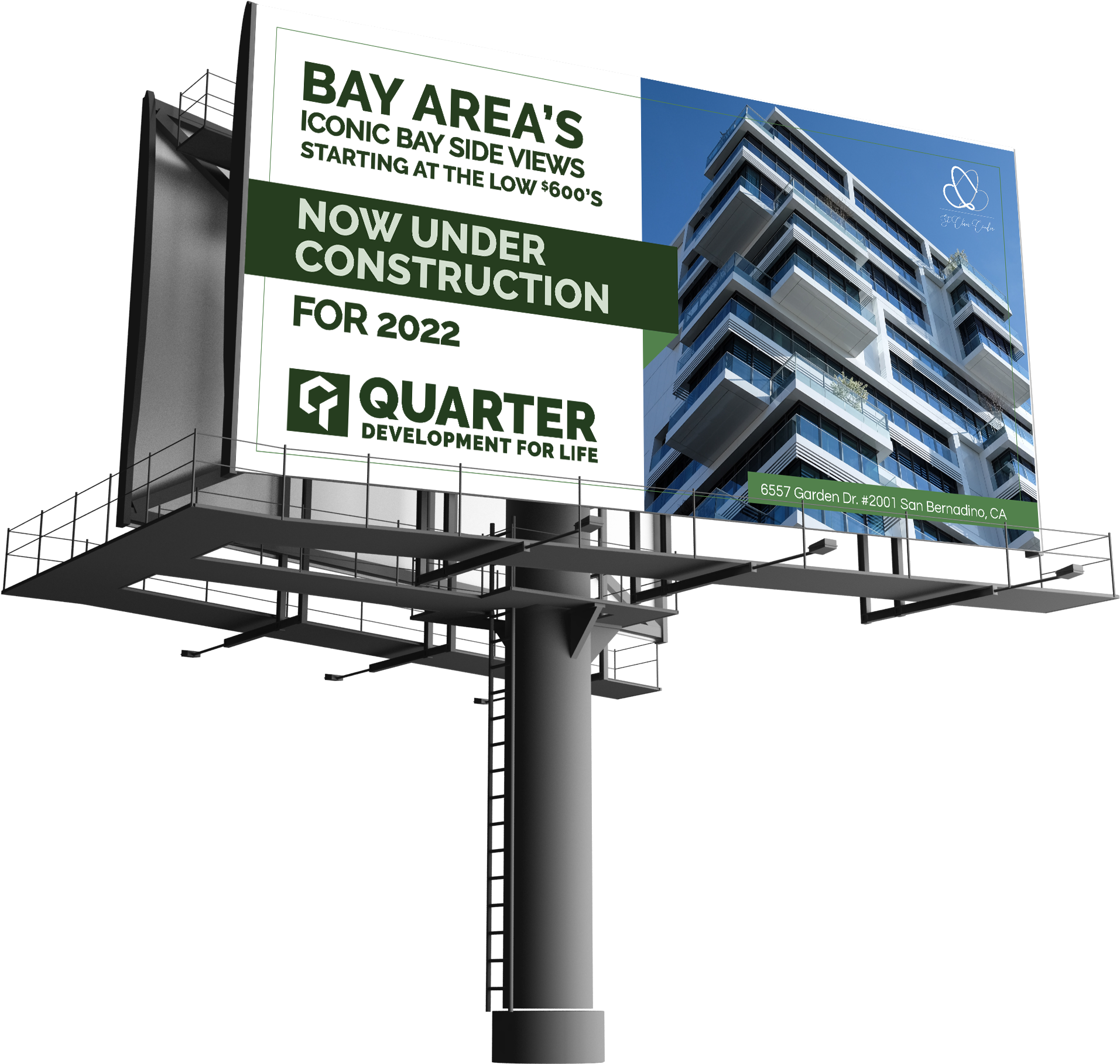 Bay Area Construction Billboard Ad PNG