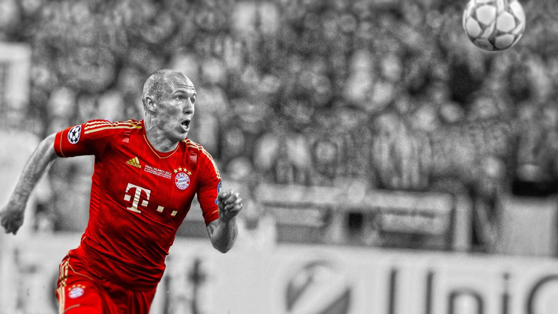 Bayern Munich Robben Red Jersey