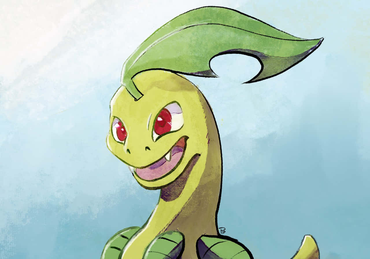 Bayleef - The Grass Type Pokémon In Natural Habitat Wallpaper