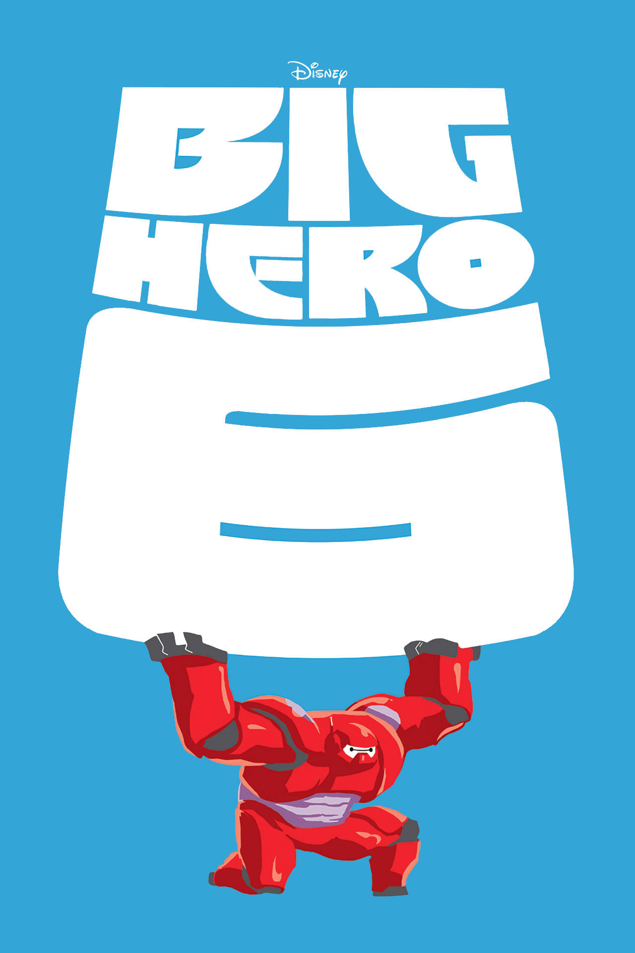 Baymax Bærer Big Hero 6 Wallpaper