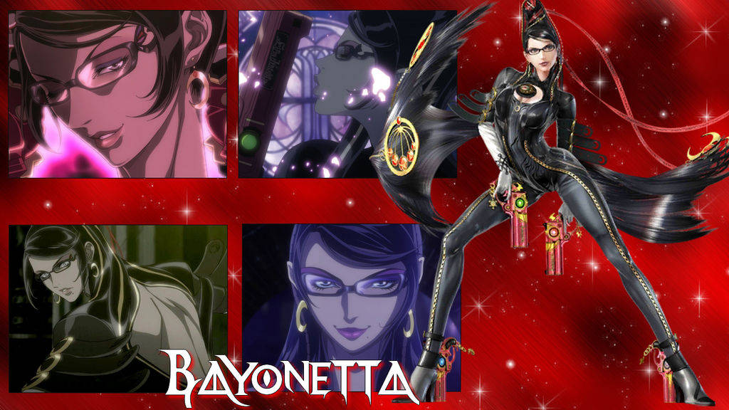 Bayonatte Red Collage Wallpaper