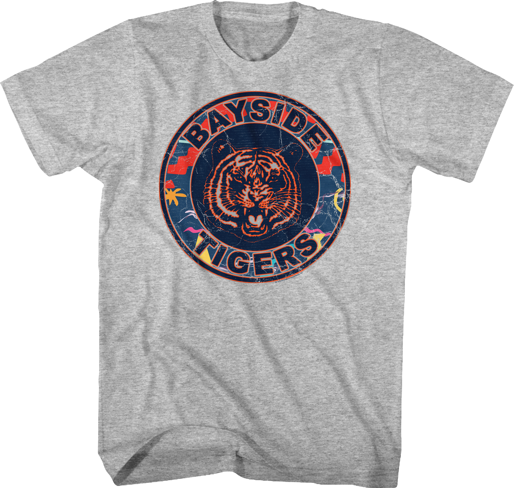 Bayside Tigers Vintage T Shirt Design PNG