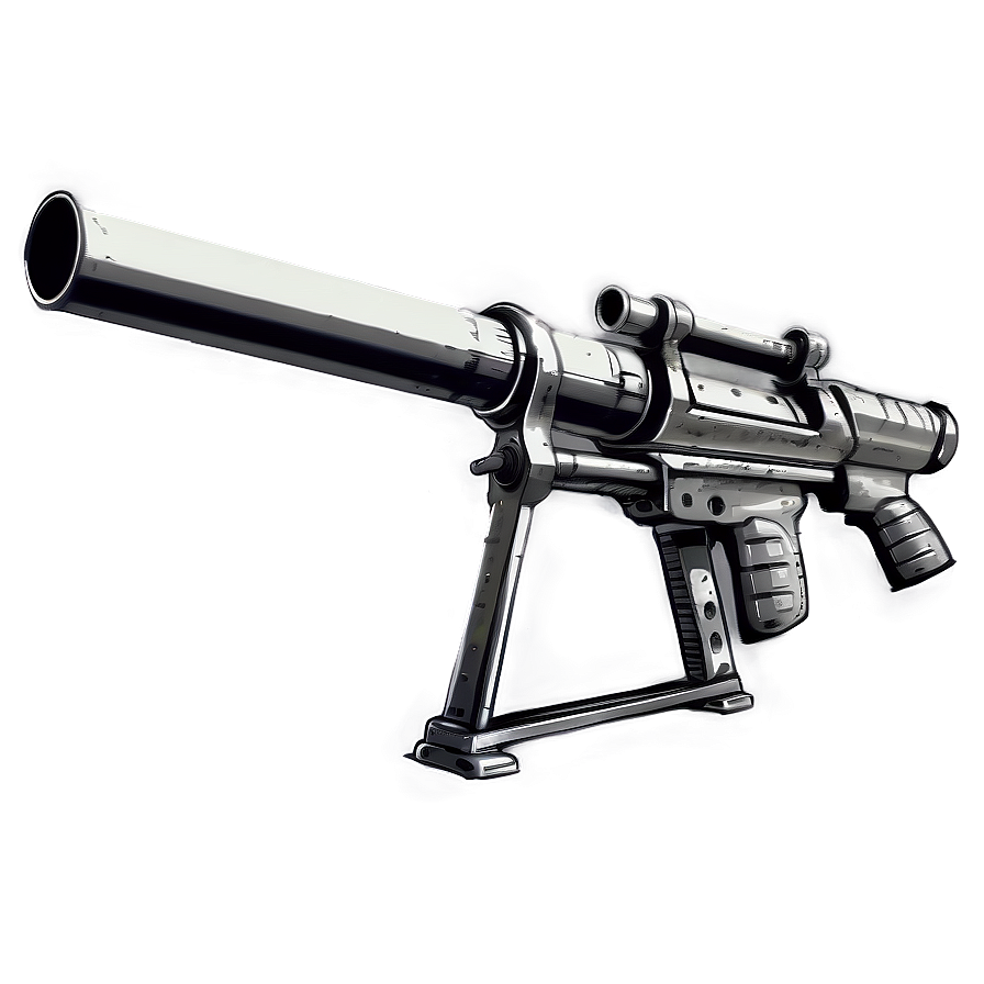 Bazooka Sketch Png 06132024 PNG