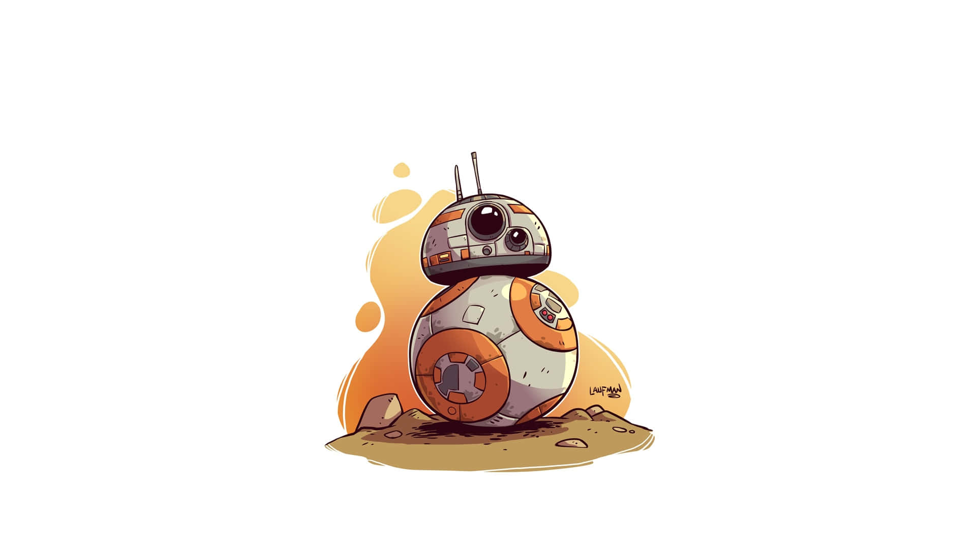 Roll out in style with everyone's favorite droid, BB-8! Wallpaper