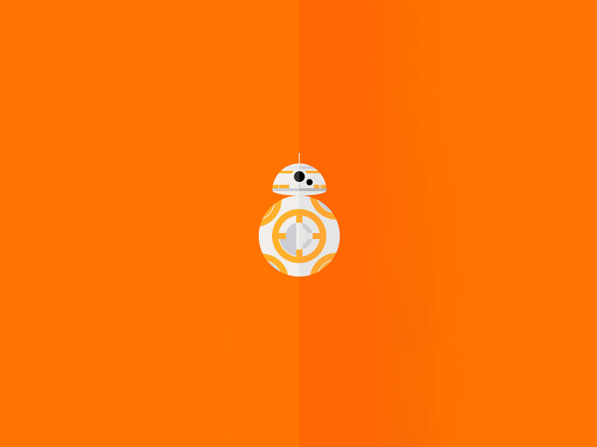 BB 8, the adorable, happy-go-lucky astromech droid from the Star Wars universe Wallpaper