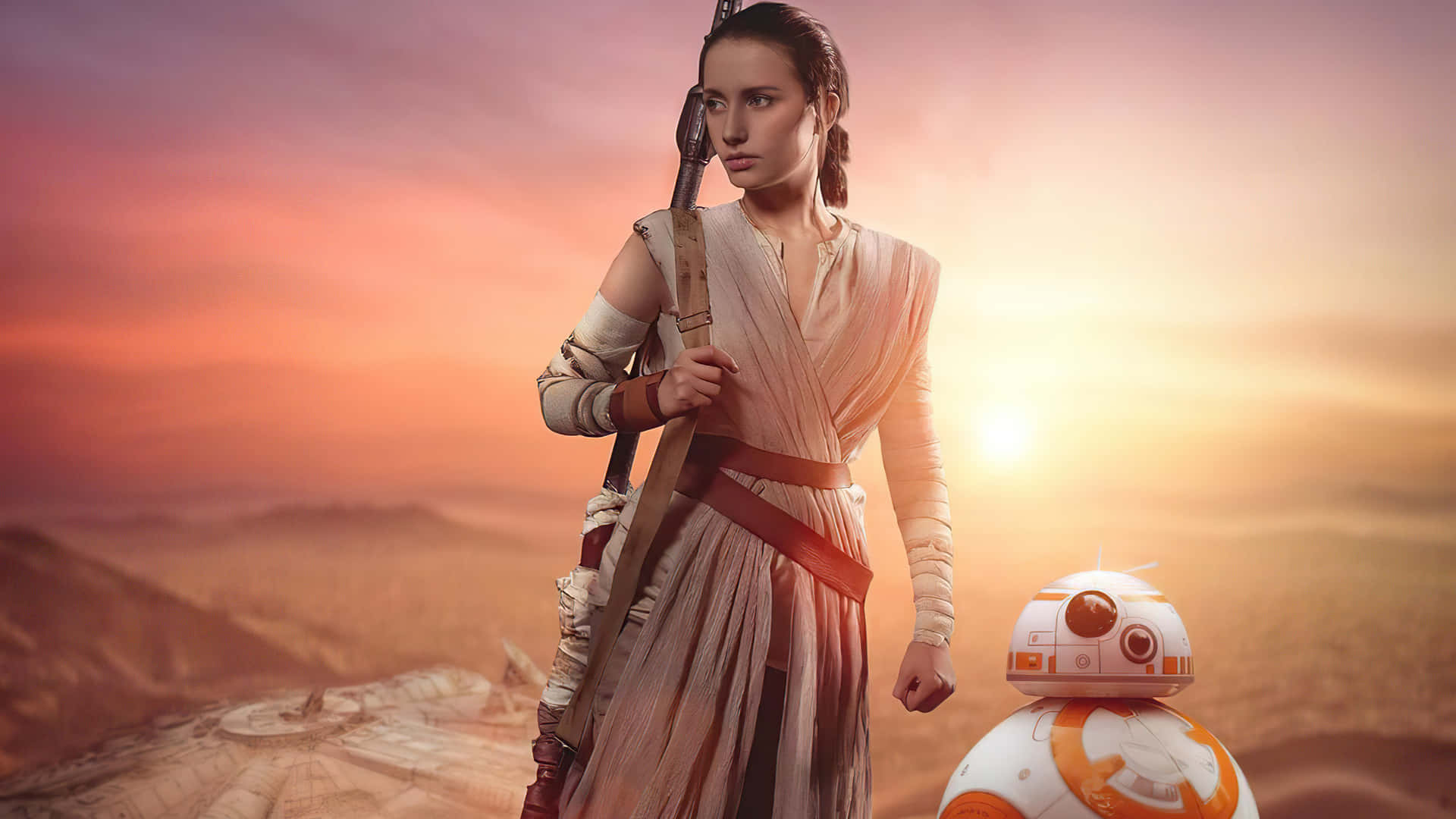 Be ready to get up close and personal with BB-8 Wallpaper