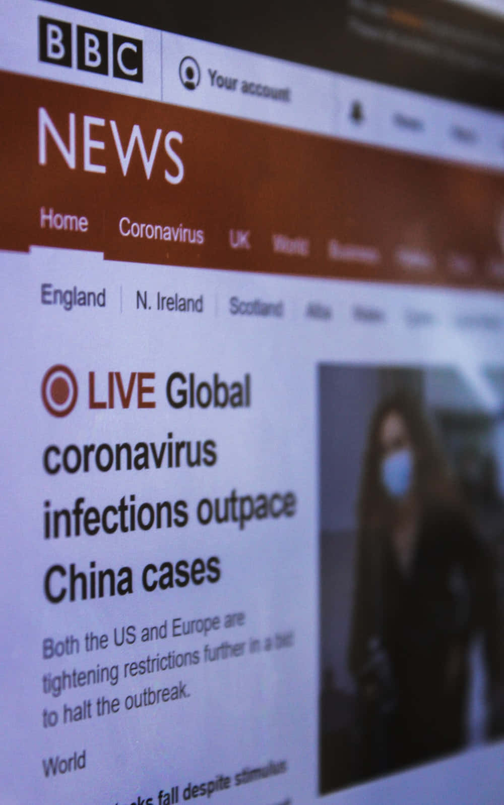 Immaginedel Coronavirus Di Bbc News.