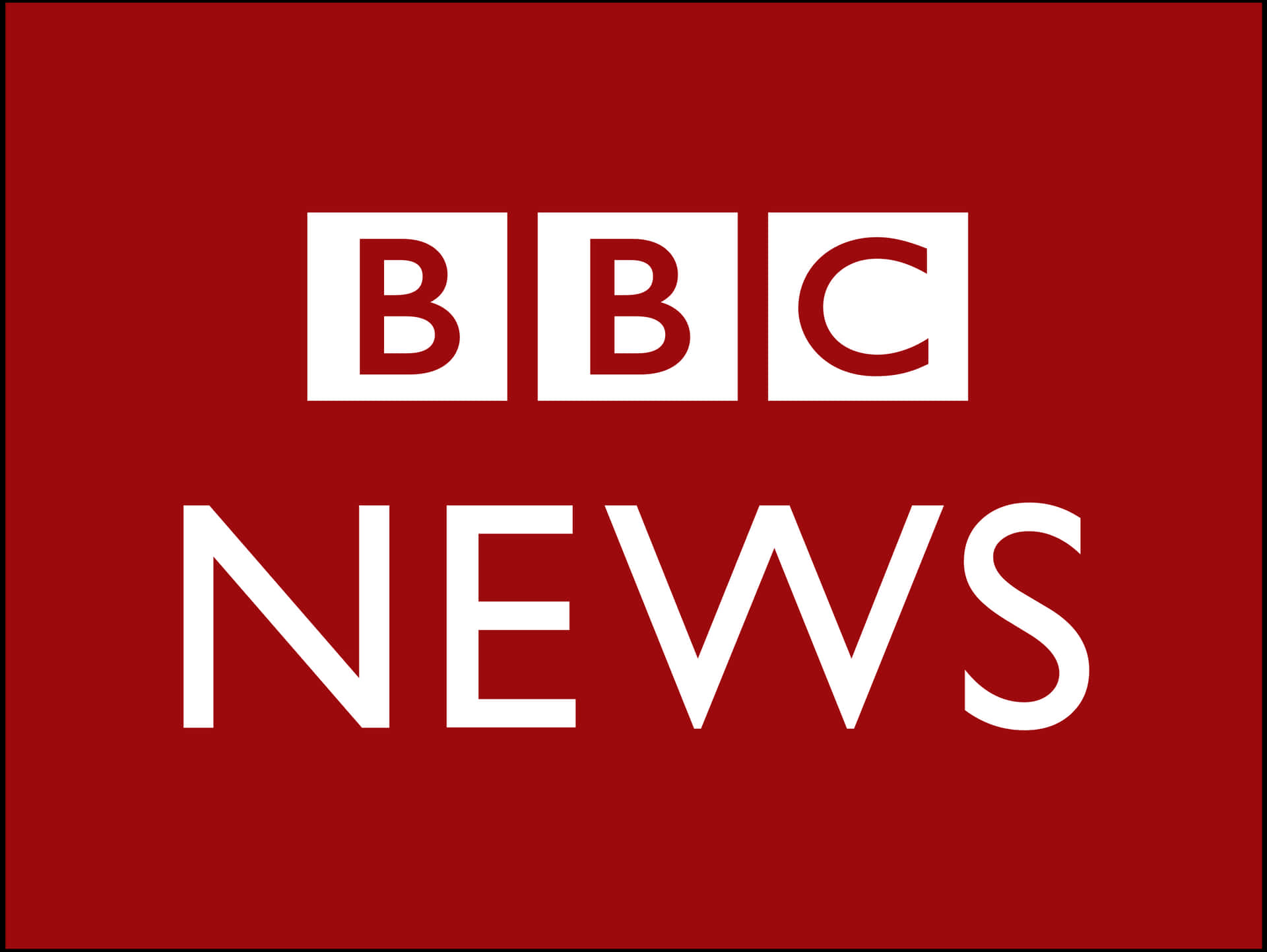 BBC Nyheder Logo Maroon Billede Tapet