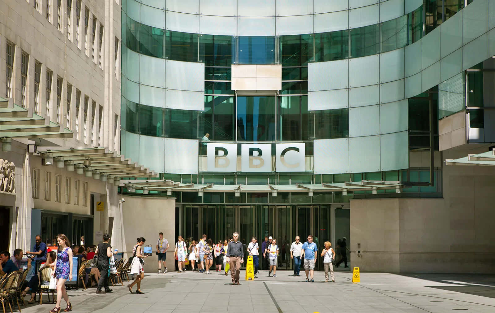 BBC Building With People Picture